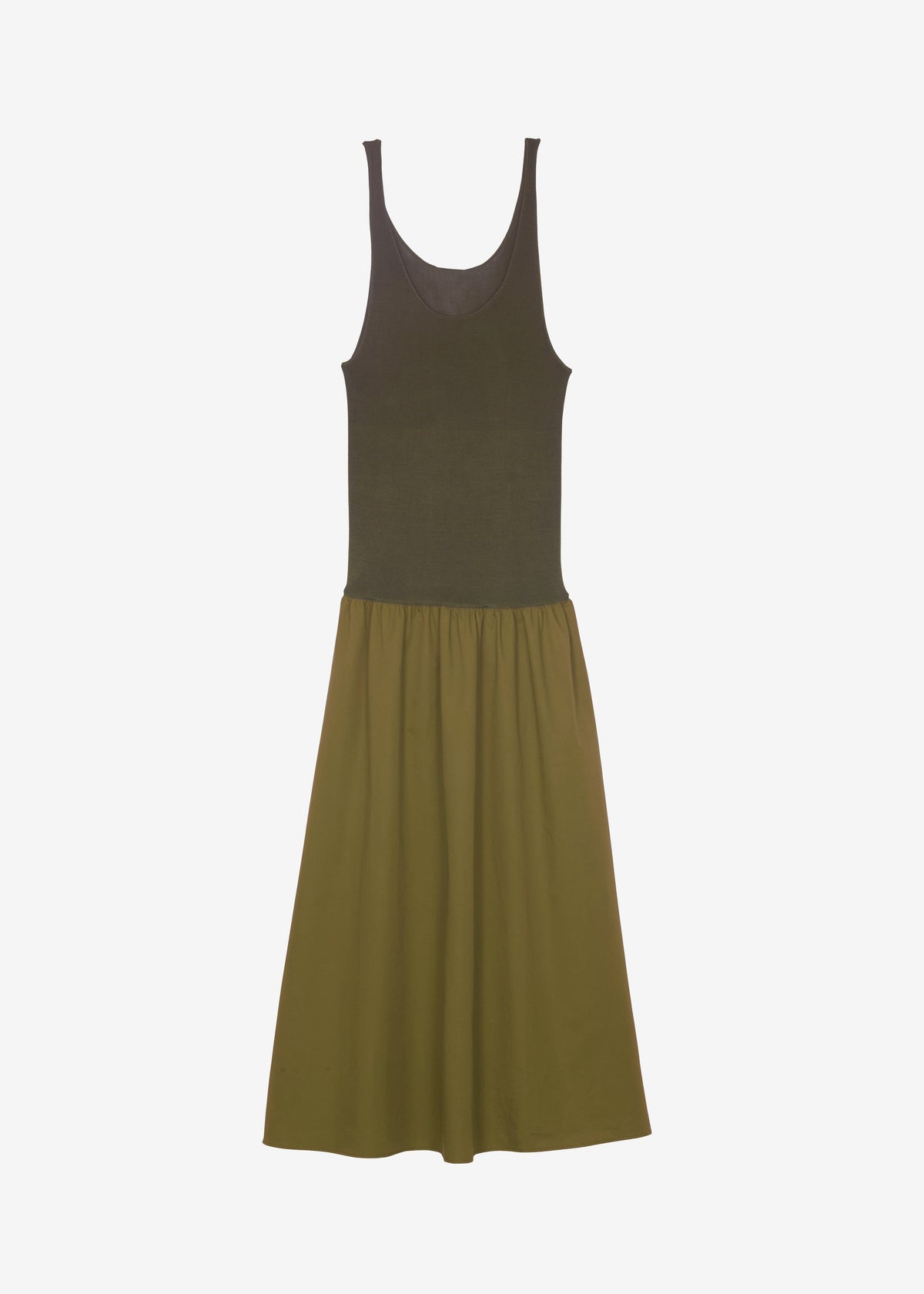 Iliya Drop Waist Maxi Dress - Olive β view 6 of 6
