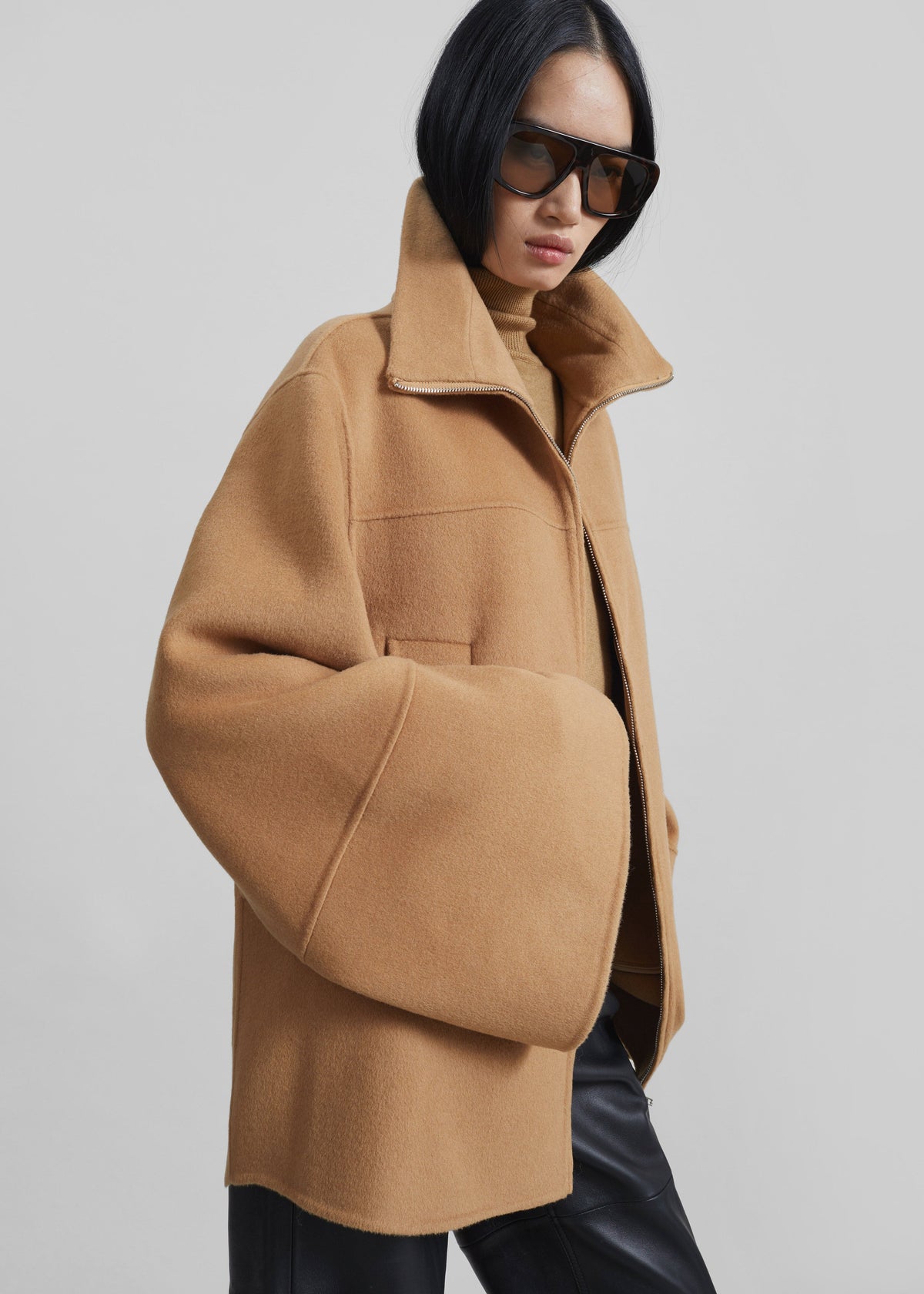 Imphal Belted Wool Jacket - Camel β view 3 of 11
