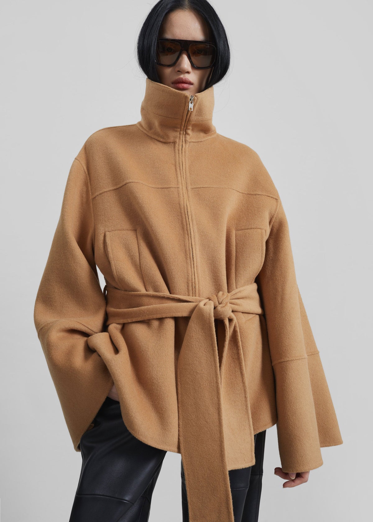 Imphal Belted Wool Jacket - Camel β view 1 of 11