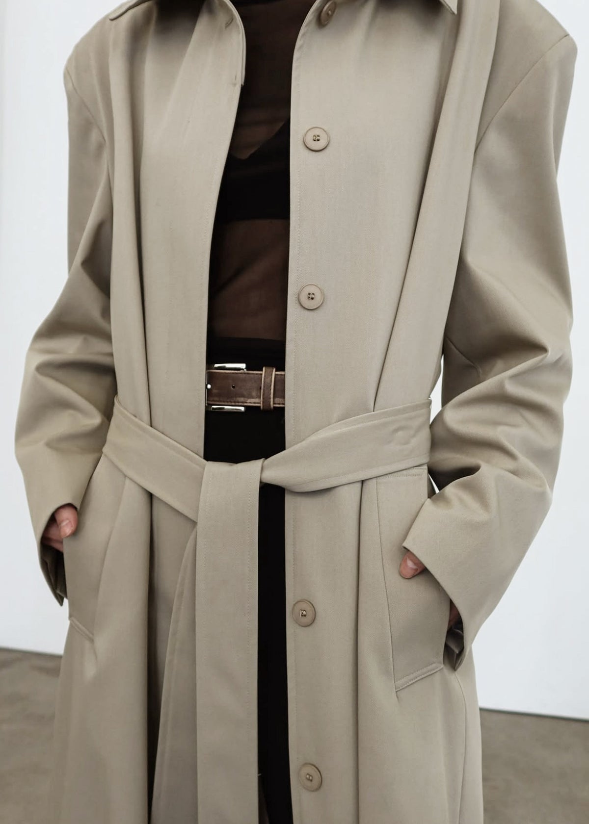 Indore Long Coat - Beige β view 7 of 10