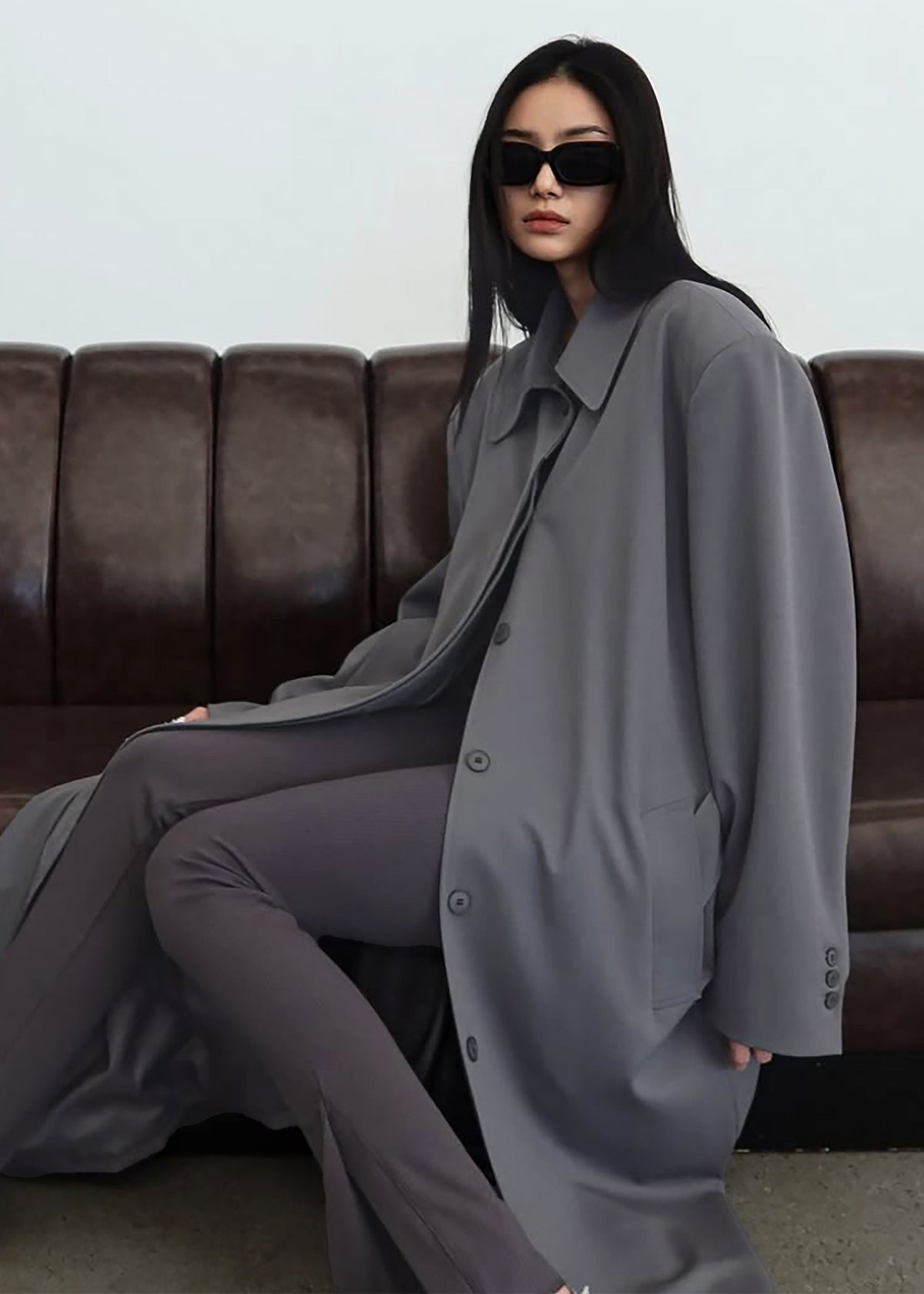 Indore Long Coat - Grey β view 7 of 9