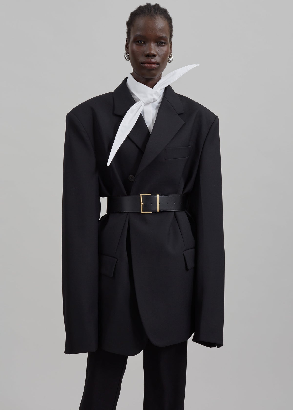Klara Long Collar Shirt - White β view 3 of 12