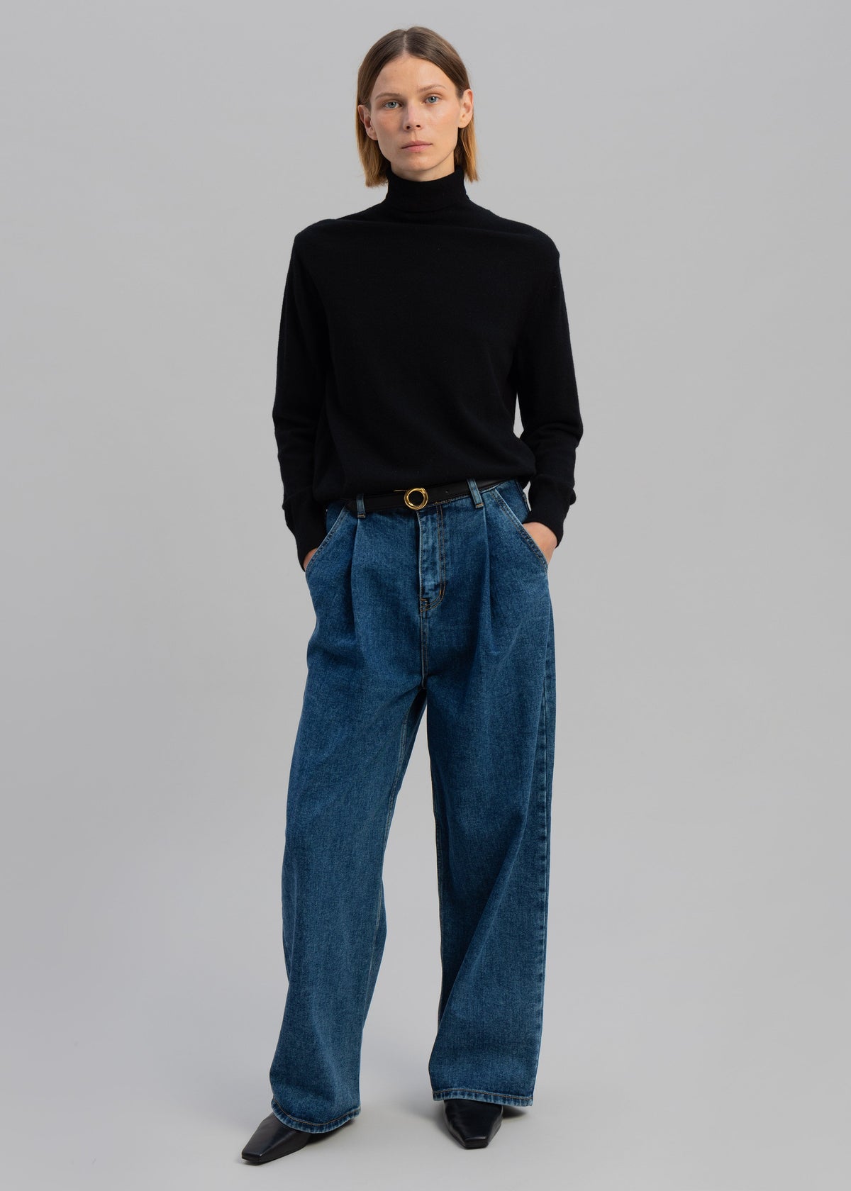 Isabella Denim Pants - Medium Wash β view 6 of 8
