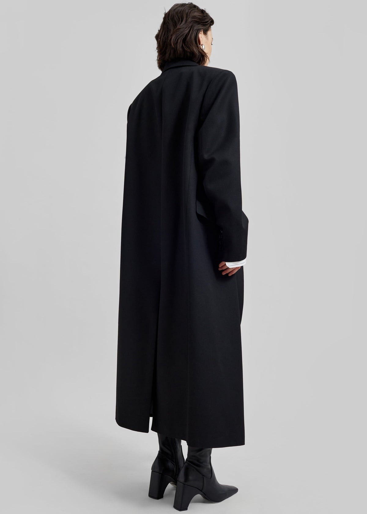 Jane Long Coat - Black β view 6 of 7