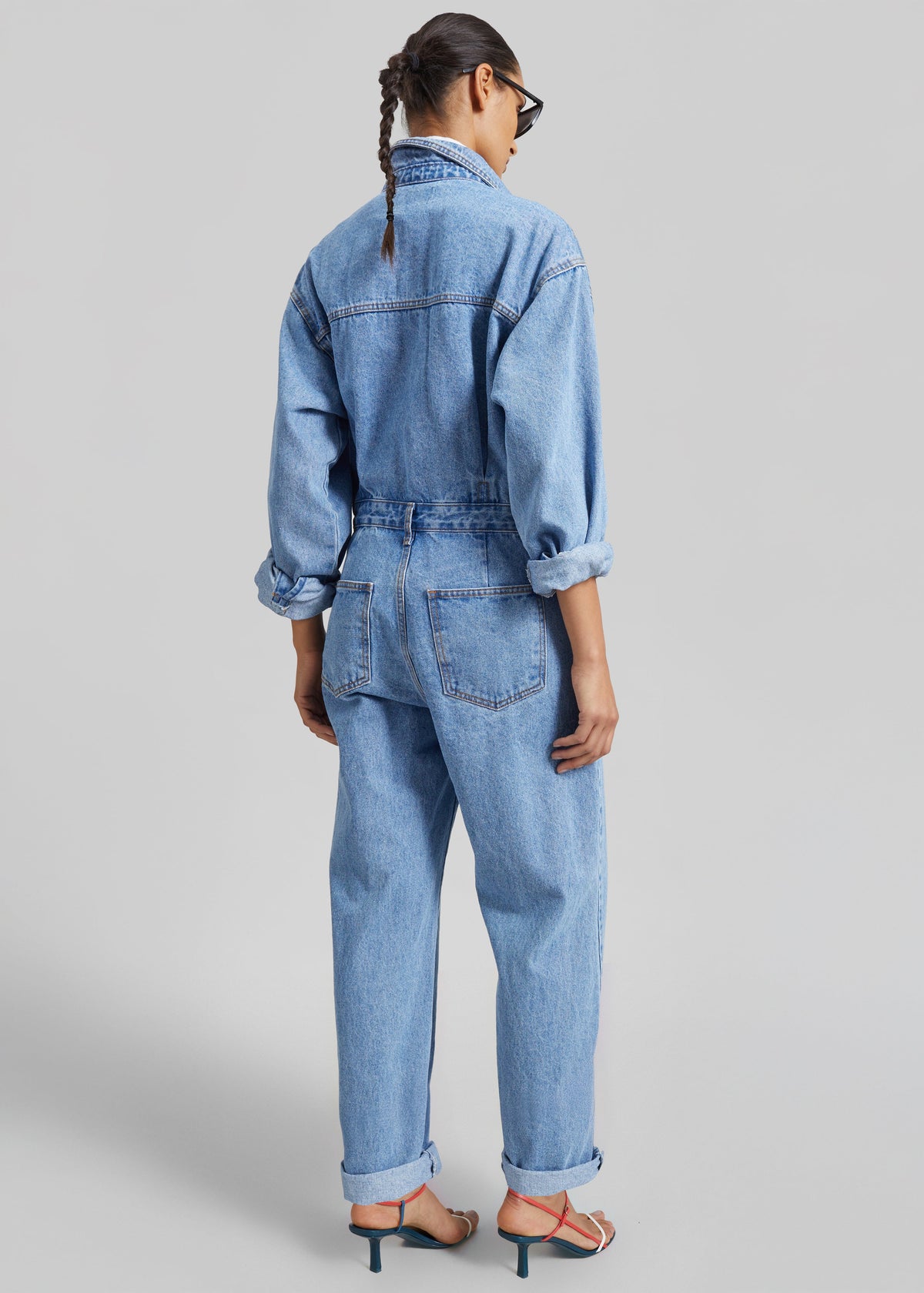 Jas Denim Jumpsuit - Dark Indigo β view 6 of 7