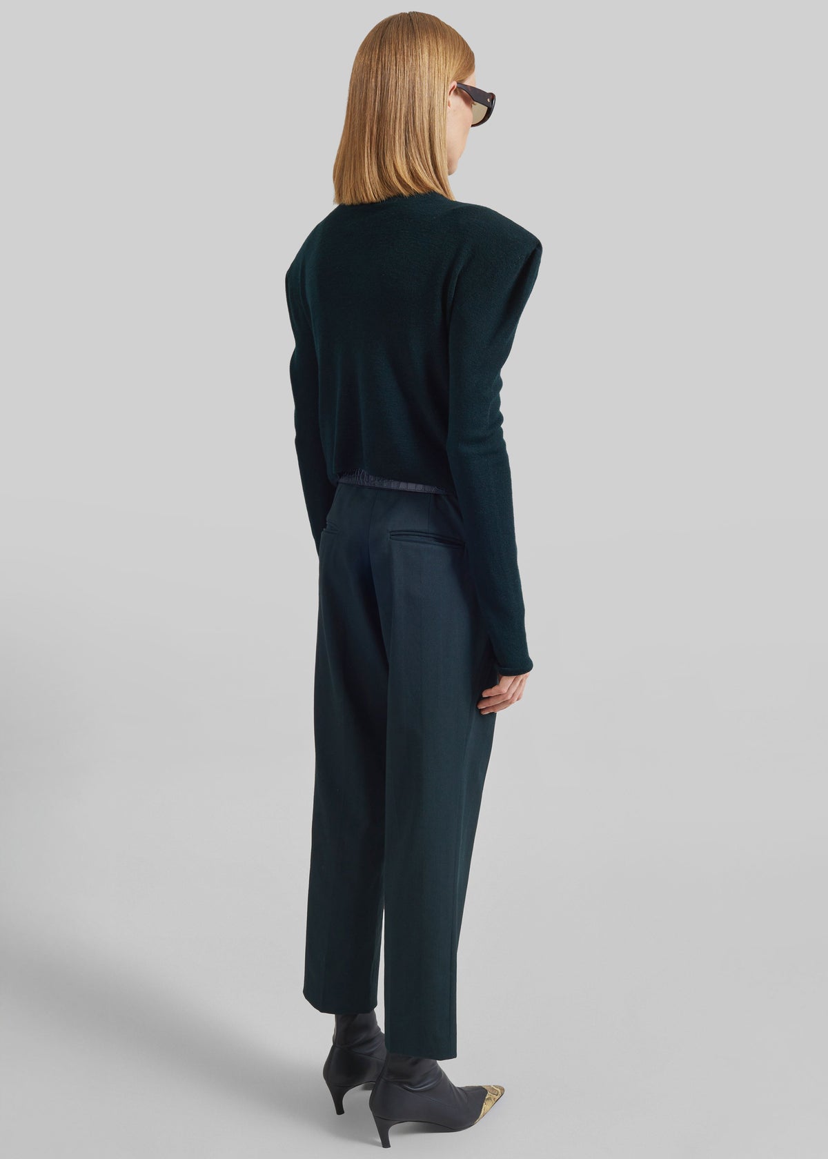 Jet Slim Tailored Trousers - Bottle Green β view 6 of 7