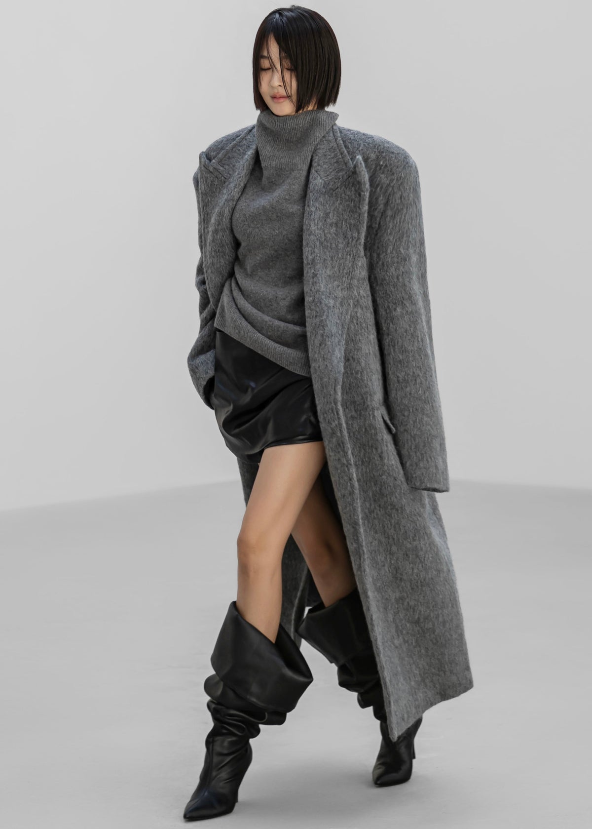 John Oversized Coat - Grey β view 6 of 8