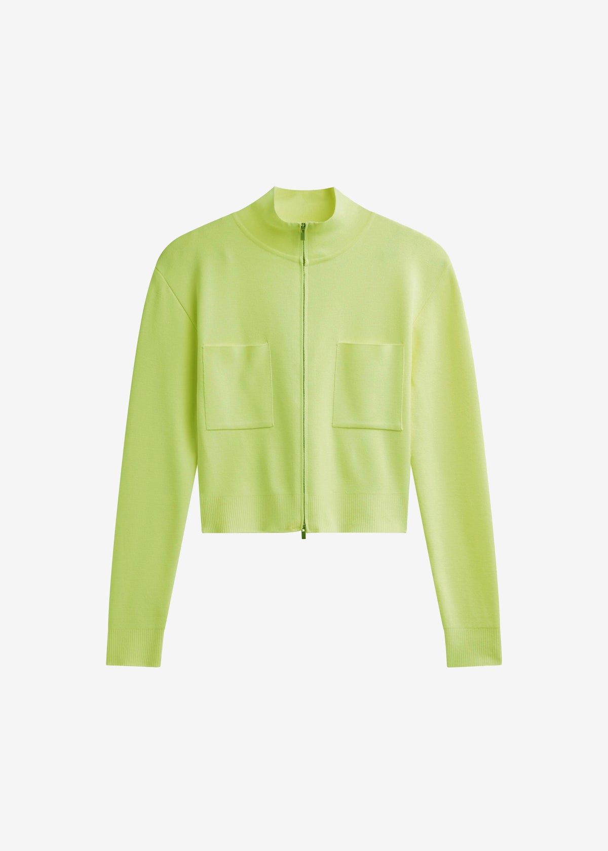 Juilly Knit Zip Cardigan - Lime β view 6 of 6