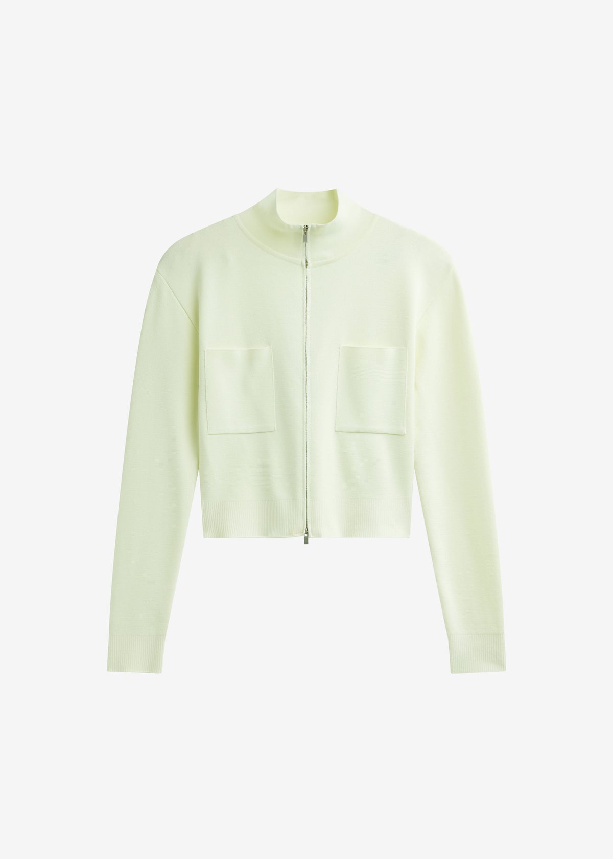 Juilly Knit Zip Cardigan - Pale Yellow β view 6 of 6