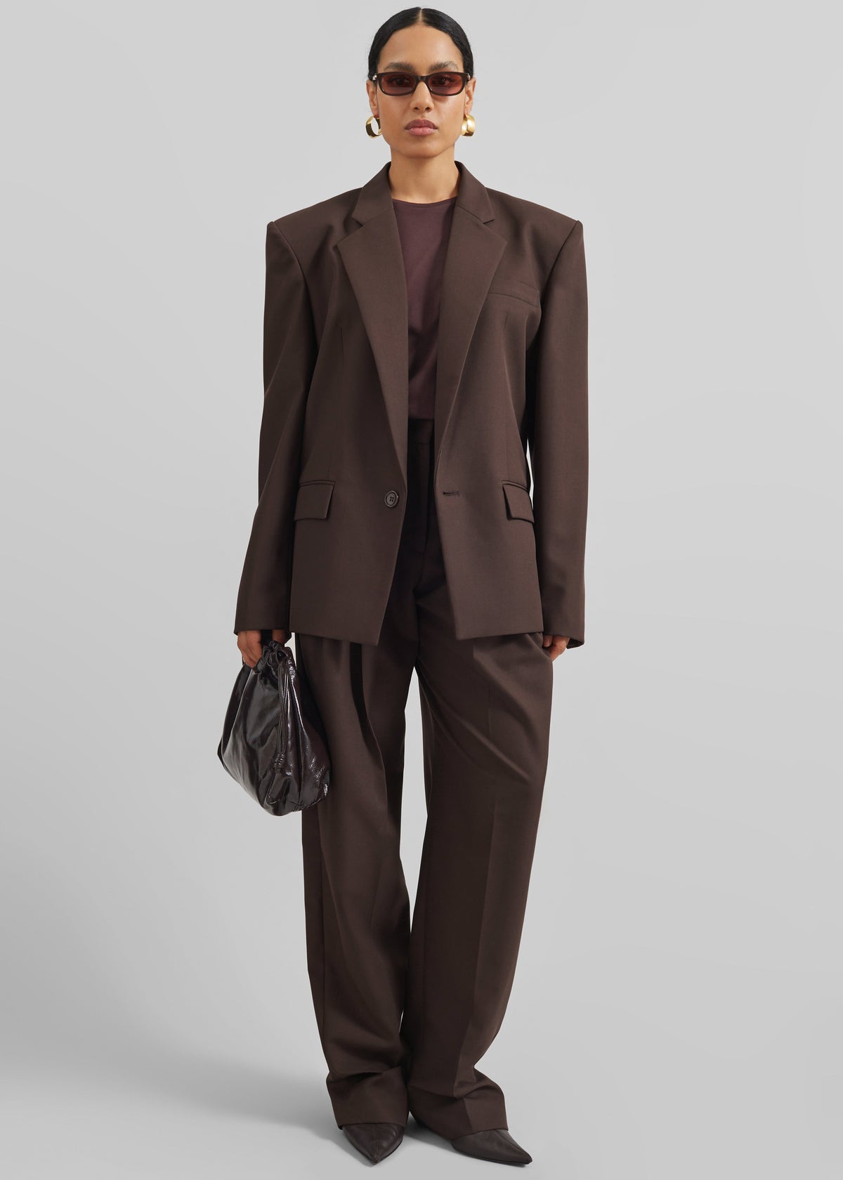Jun Blazer - Brown β view 2 of 8