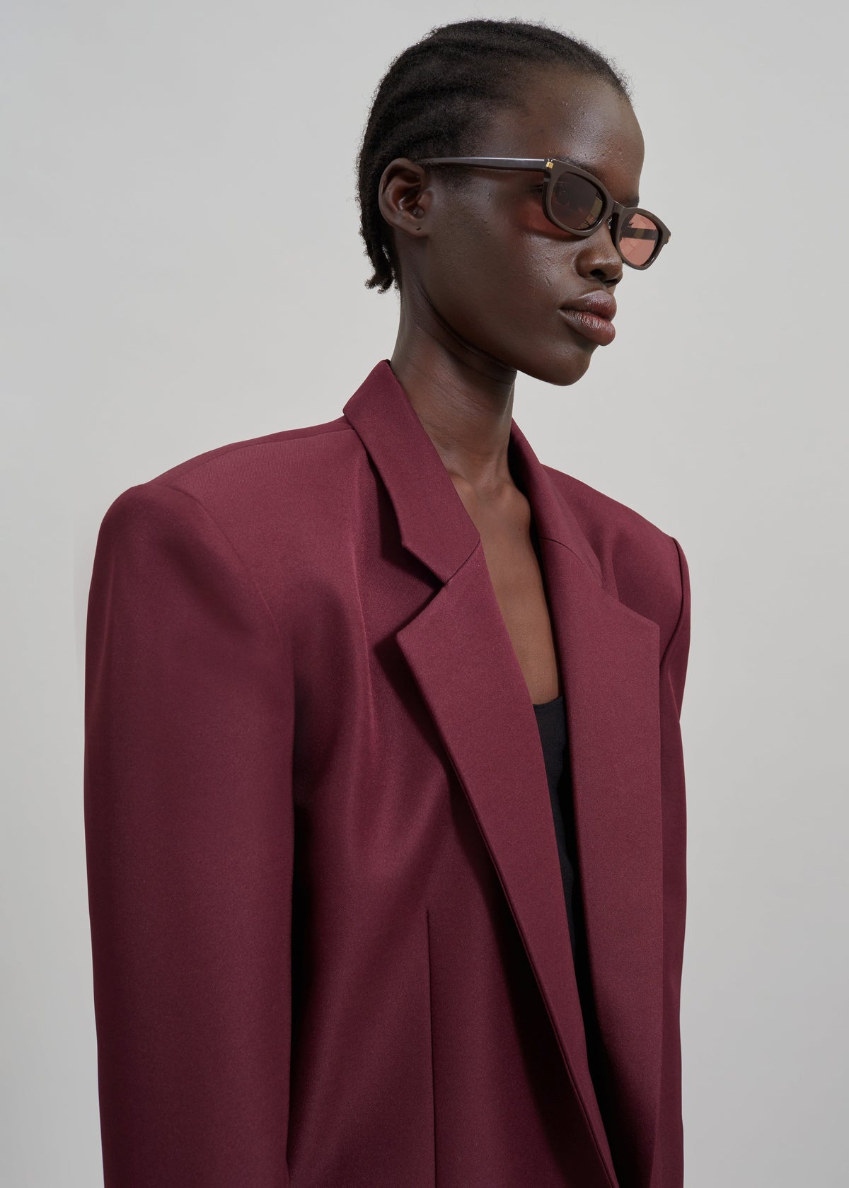 Jun Blazer - Burgundy β view 9 of 20