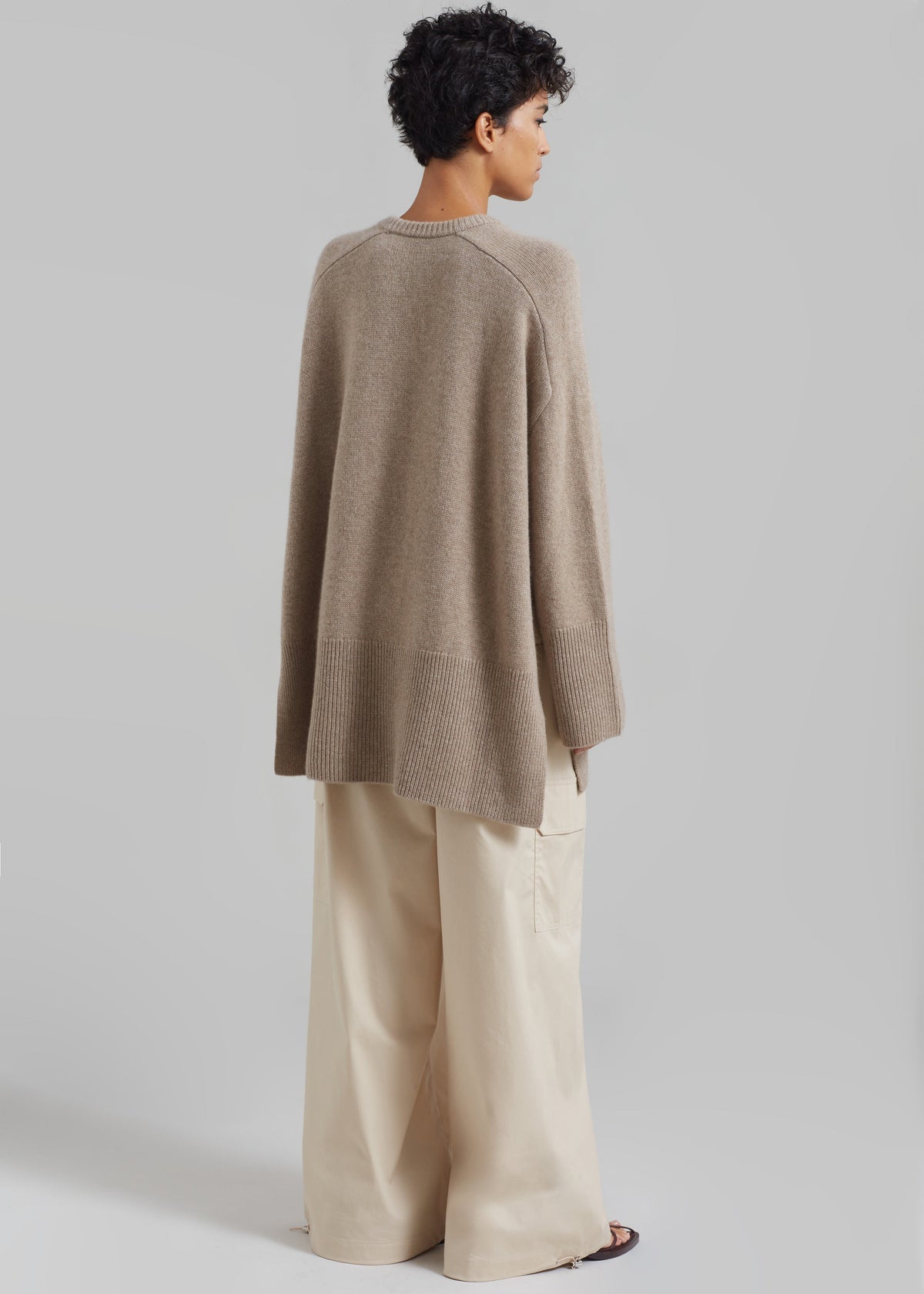 Kairon Cashmere Crewneck Sweater - Beige β view 11 of 12