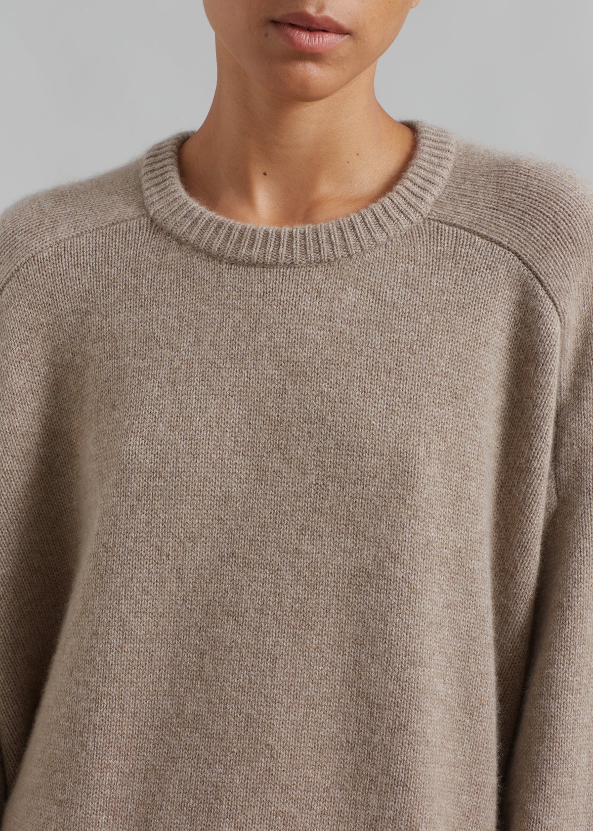 Kairon Cashmere Crewneck Sweater - Beige β view 3 of 12