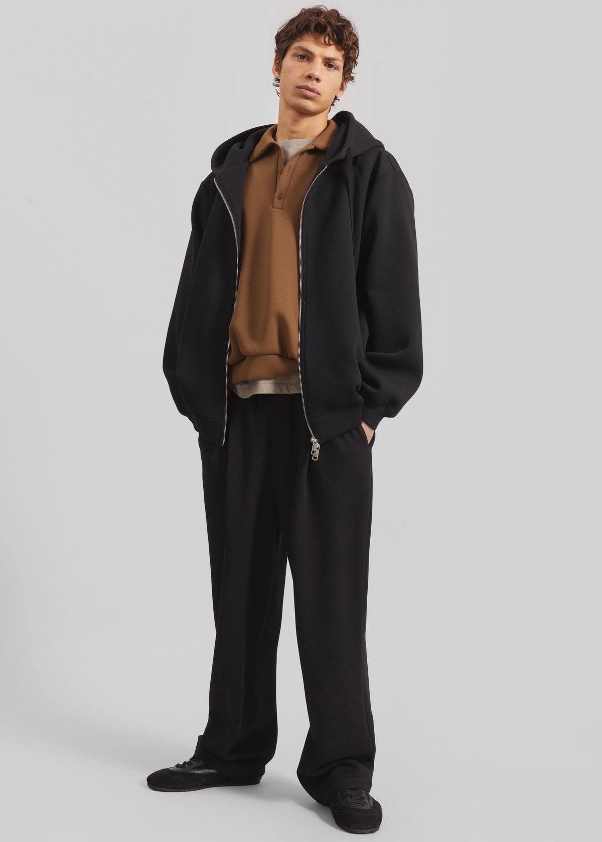Kallmyr Zip-Up Hoodie - Black β view 6 of 8