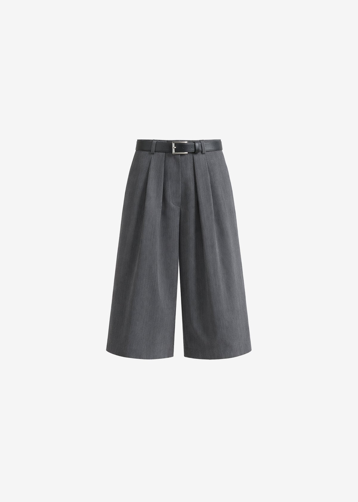 Kalvo Belted Bermuda Shorts - Dark Grey β view 9 of 9