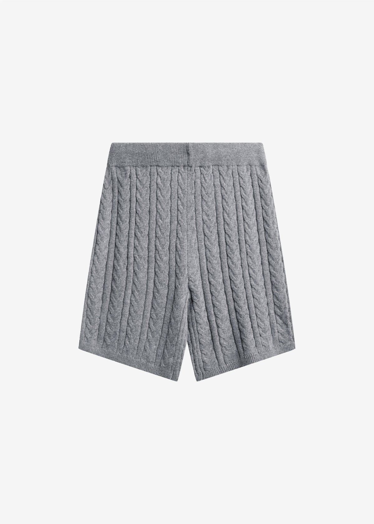 Karmoy Cable Knit Shorts - Grey β view 7 of 7