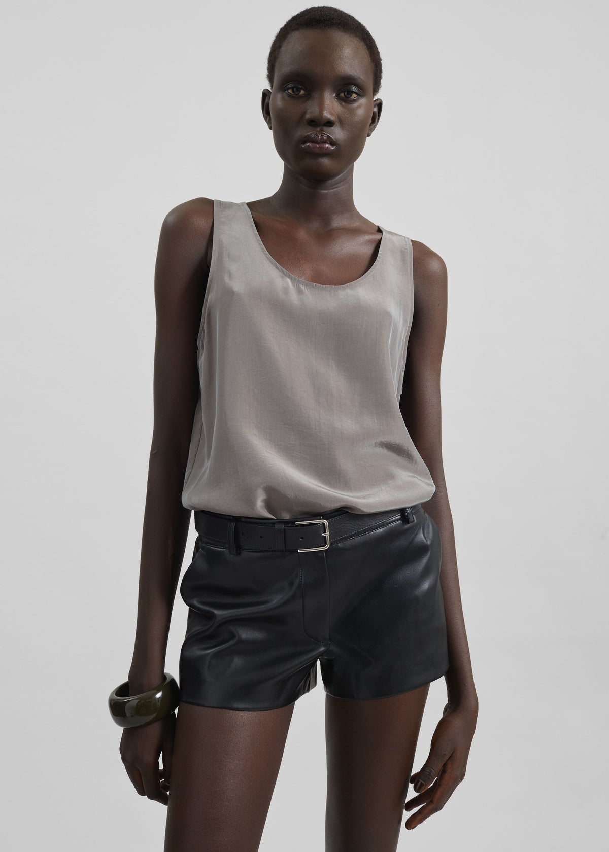 Kate Faux Leather Shorts - Black β view 4 of 13
