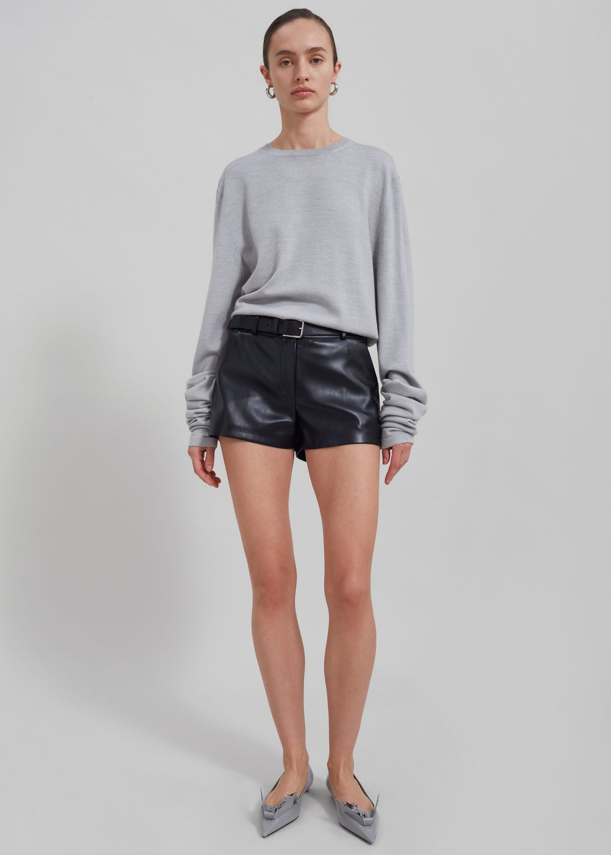 Kate Faux Leather Shorts - Black β view 9 of 13