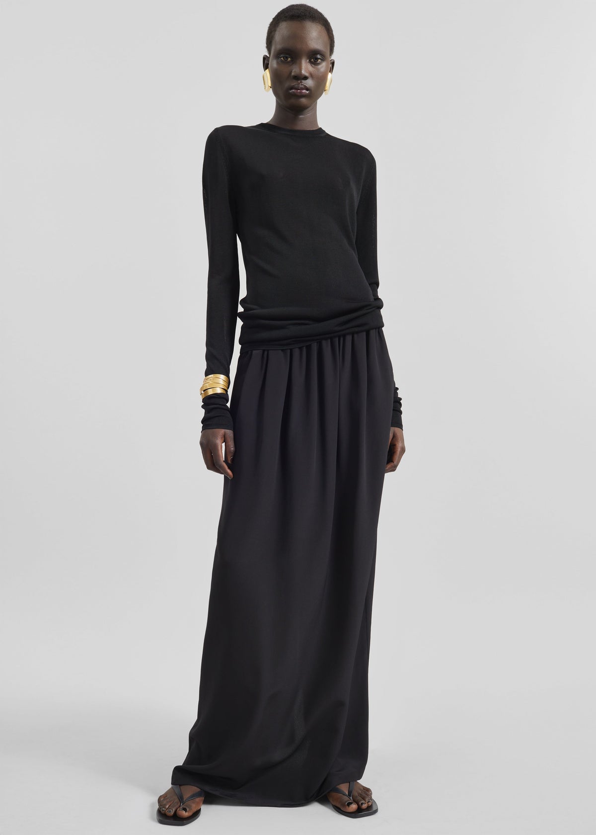 Kazel Thin Knit Top - Black β view 3 of 7