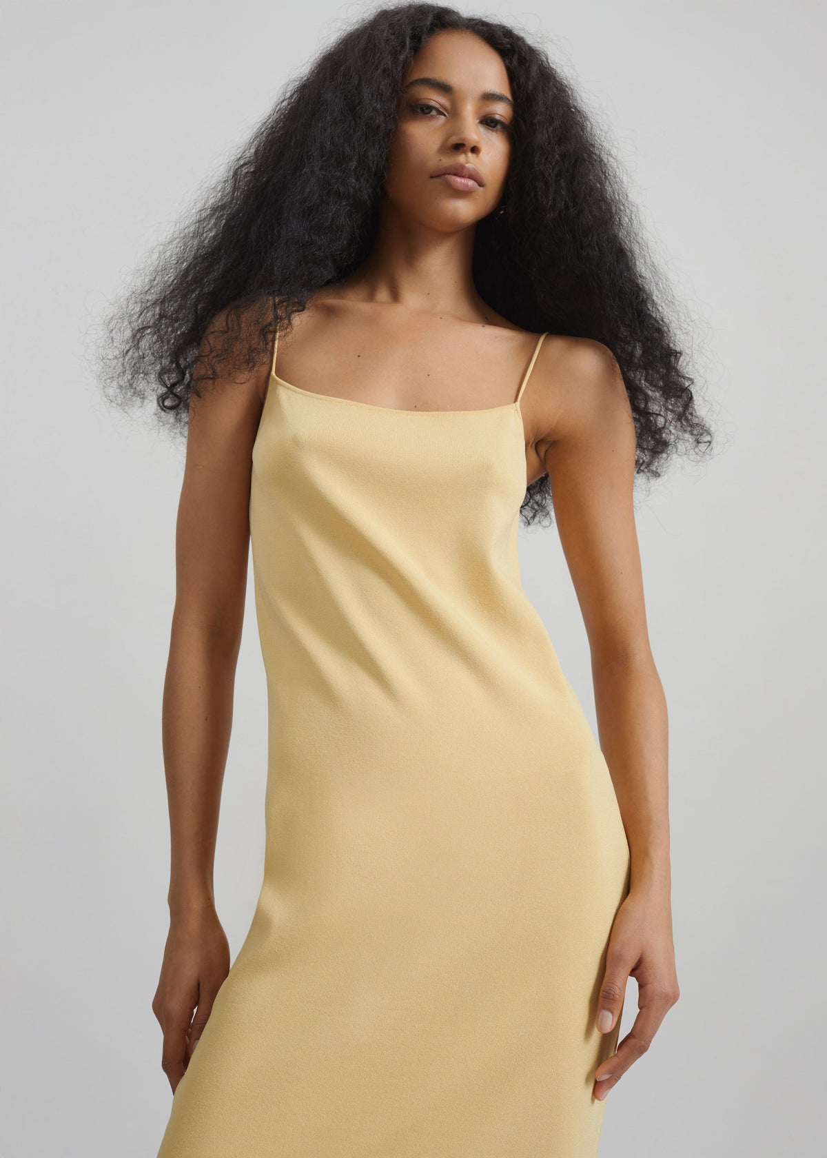 Keira Knit Midi Dress - Yellow β view 2 of 7