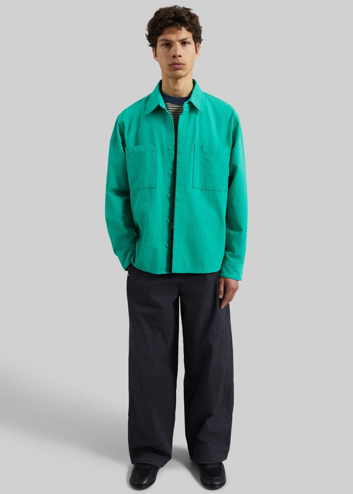 Keller Cotton Shirt - Green β view 5 of 7