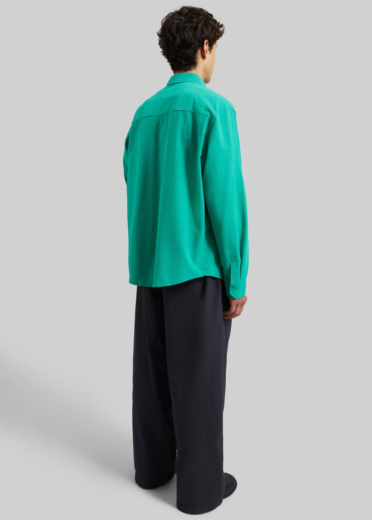 Keller Cotton Shirt - Green β view 6 of 7