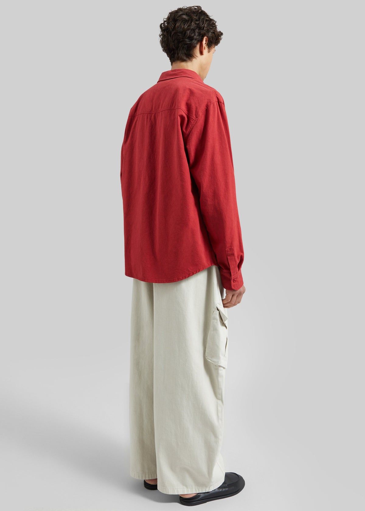 Keller Cotton Shirt - Red β view 6 of 7