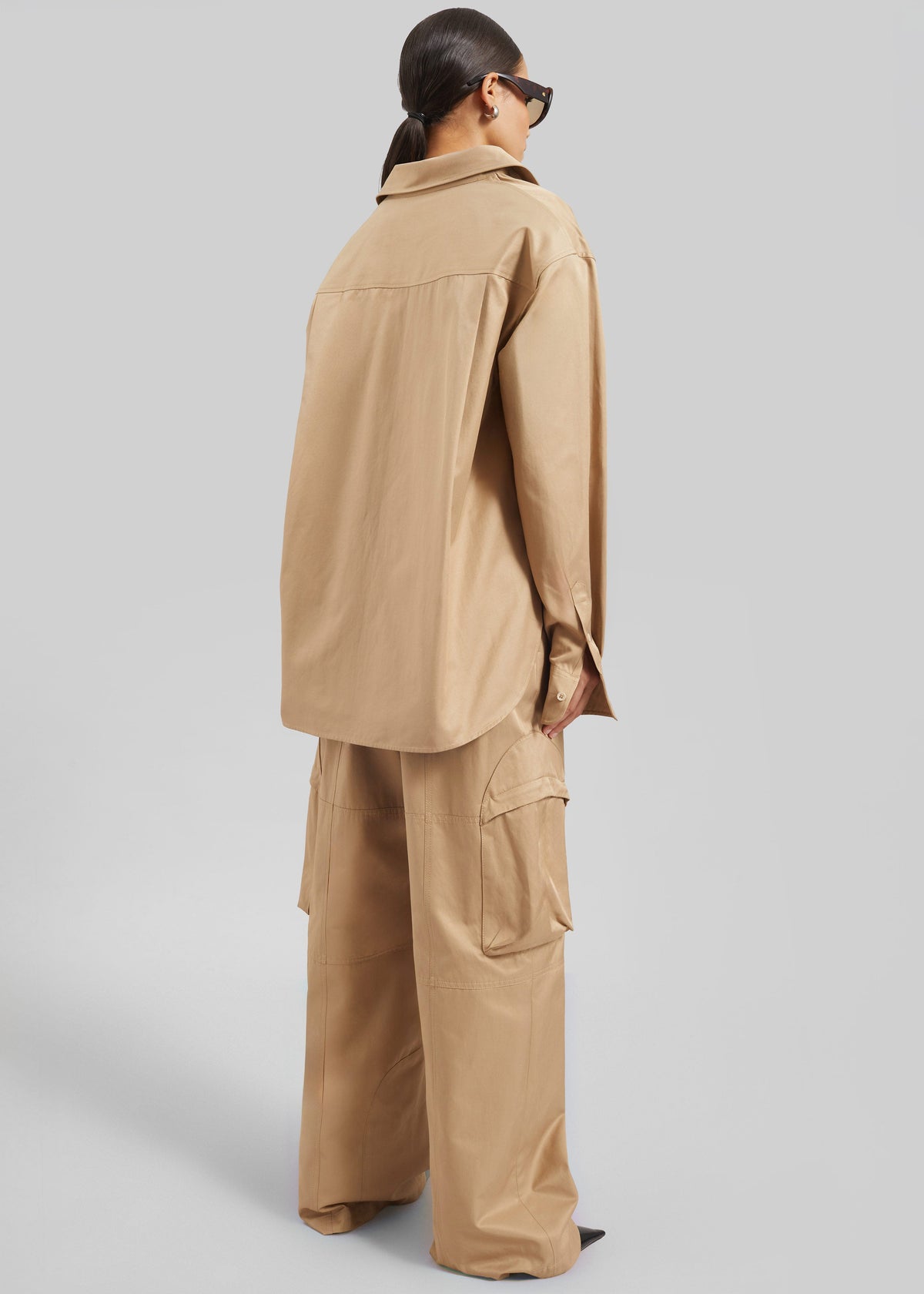 Kelly Cotton Cargo Pants - Camel β view 8 of 9