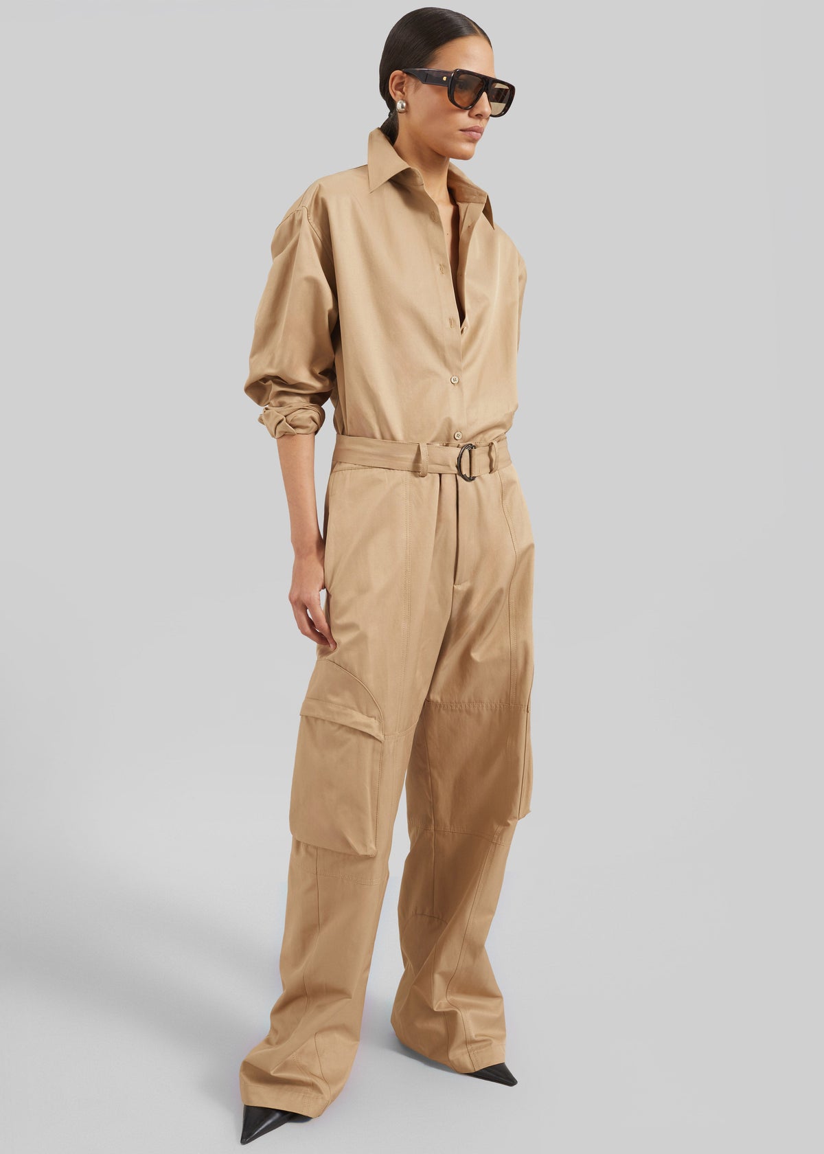 Kelly Cotton Cargo Pants - Camel β view 7 of 9