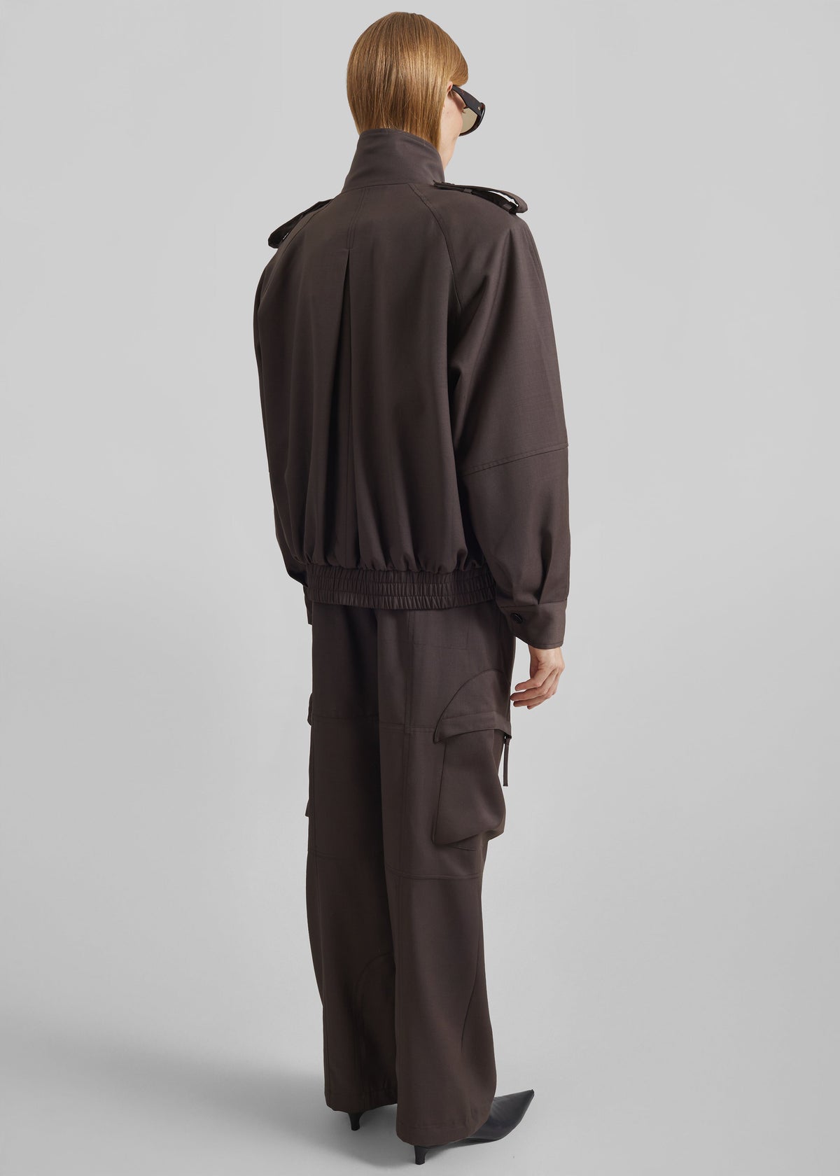 Kelly Padded Blouson - Brown β view 7 of 8