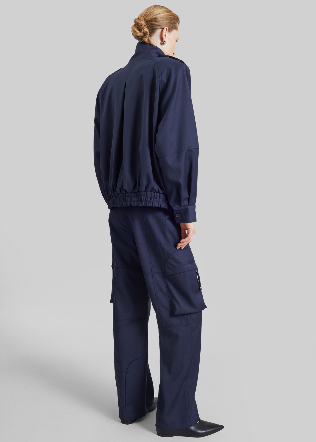 Kelly Padded Blouson - Navy β view 7 of 8