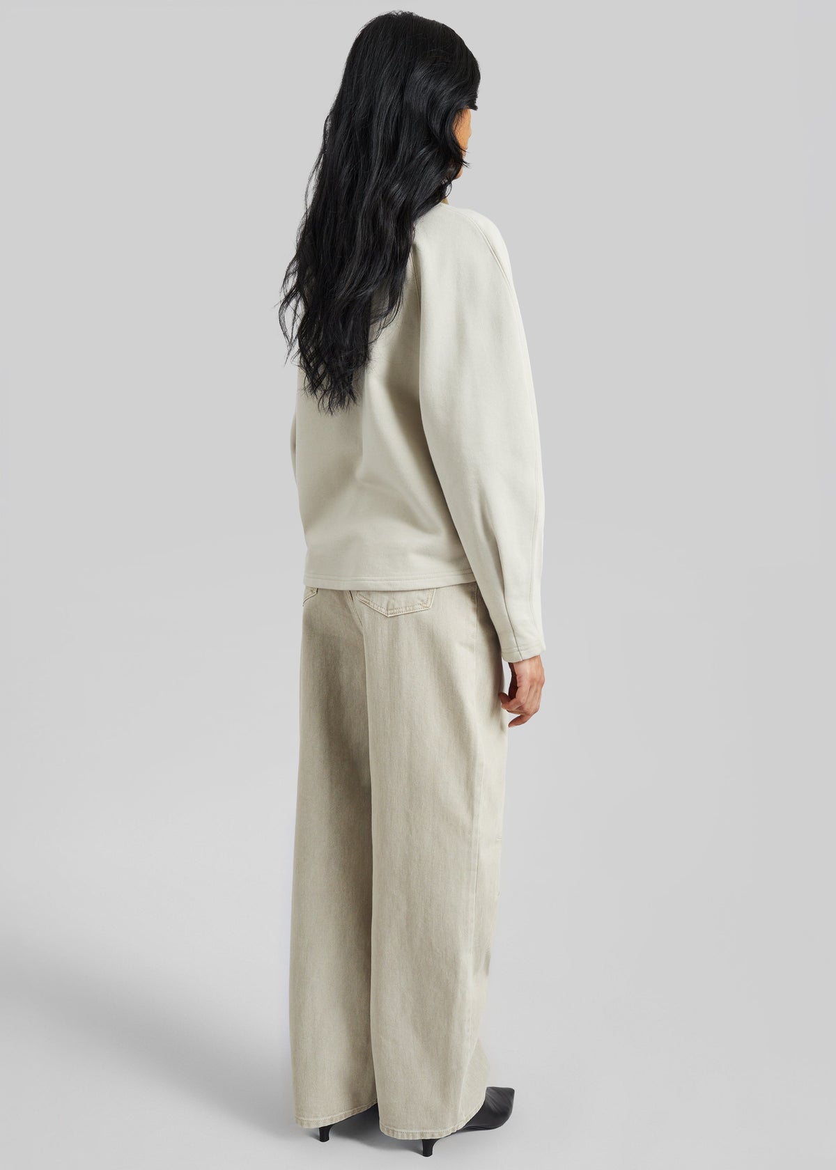 Kenitra Balloon Sleeve Sweatshirt - Beige β view 6 of 7