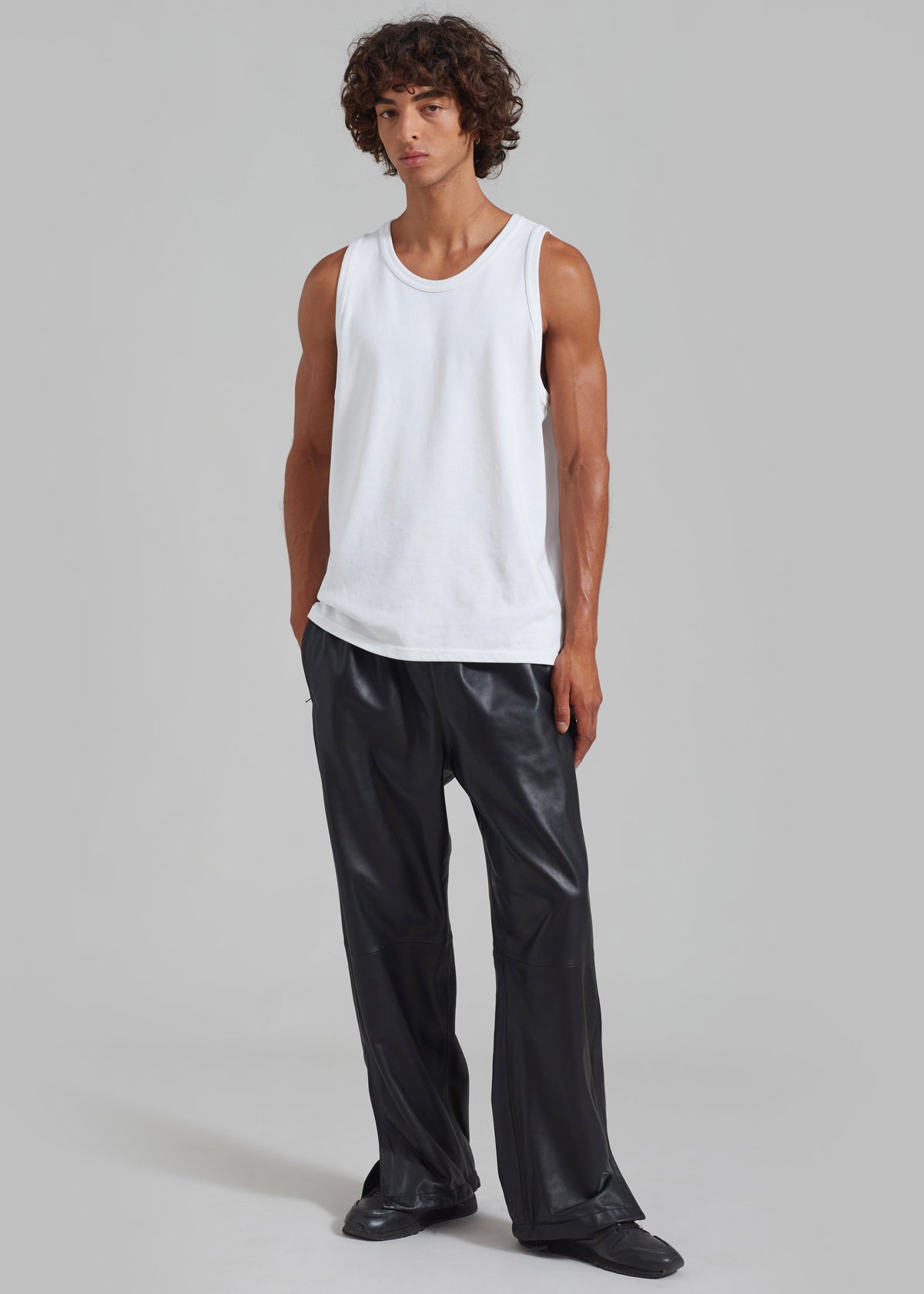Kevin Leather Trousers - Black β view 9 of 14