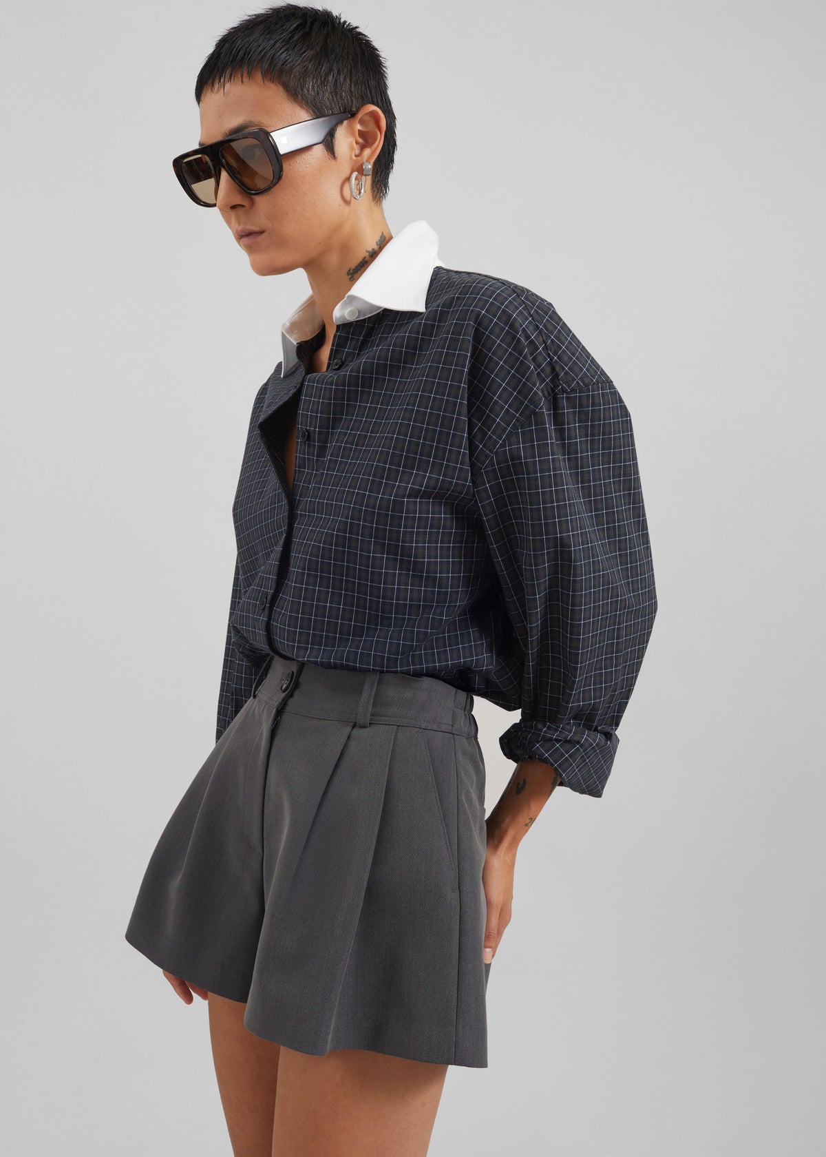 Kinsley Mini Shorts - Grey β view 1 of 10