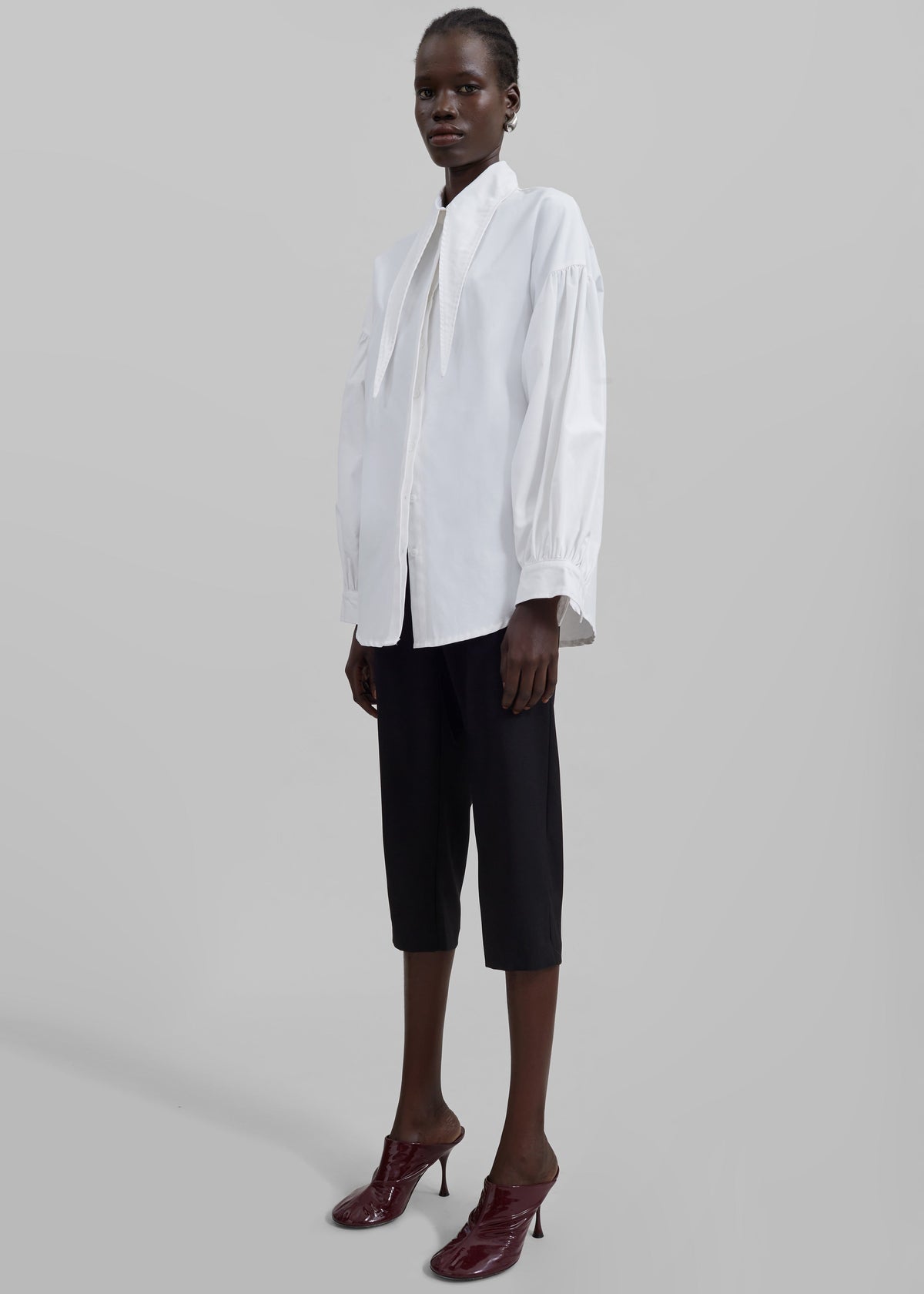 Klara Long Collar Shirt - White β view 8 of 12