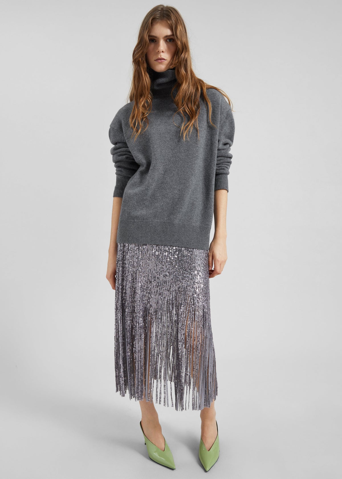 Koler Padded Knit Turtleneck - Grey β view 6 of 11