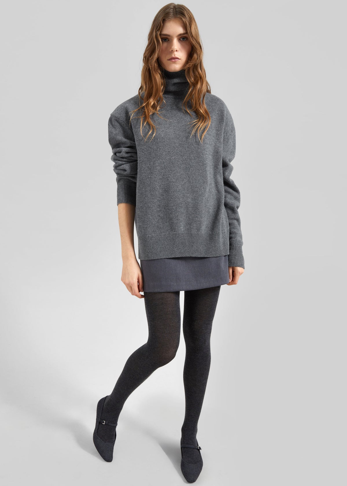 Koler Padded Knit Turtleneck - Grey β view 9 of 11