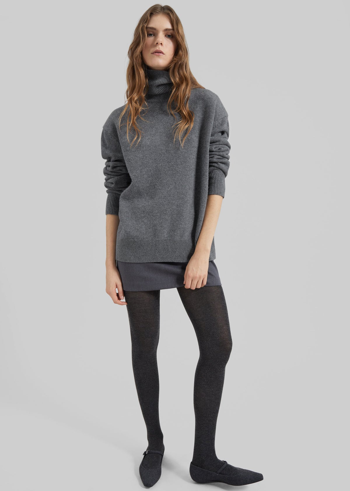 Koler Padded Knit Turtleneck - Grey β view 5 of 11