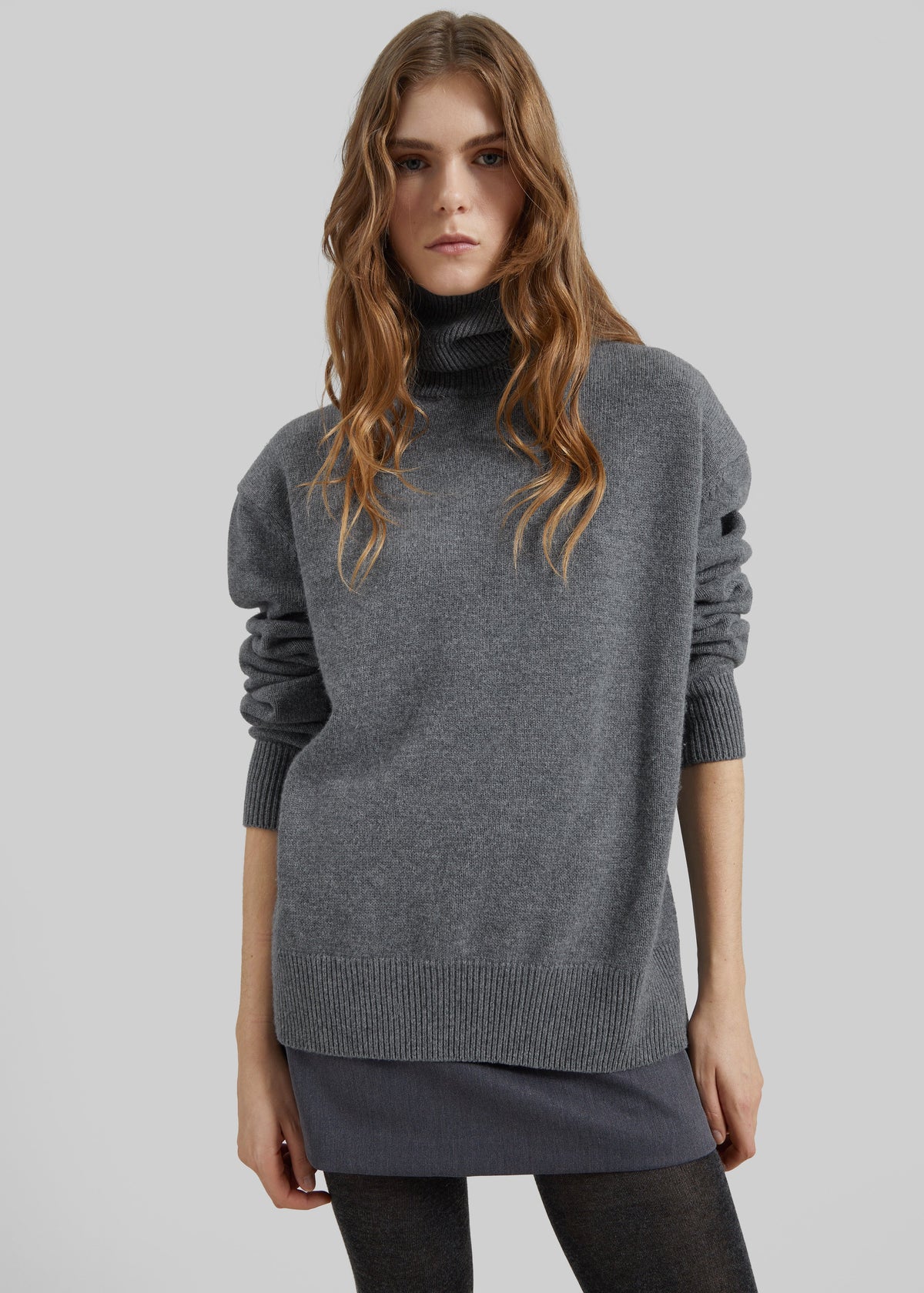 Koler Padded Knit Turtleneck - Grey β view 8 of 11