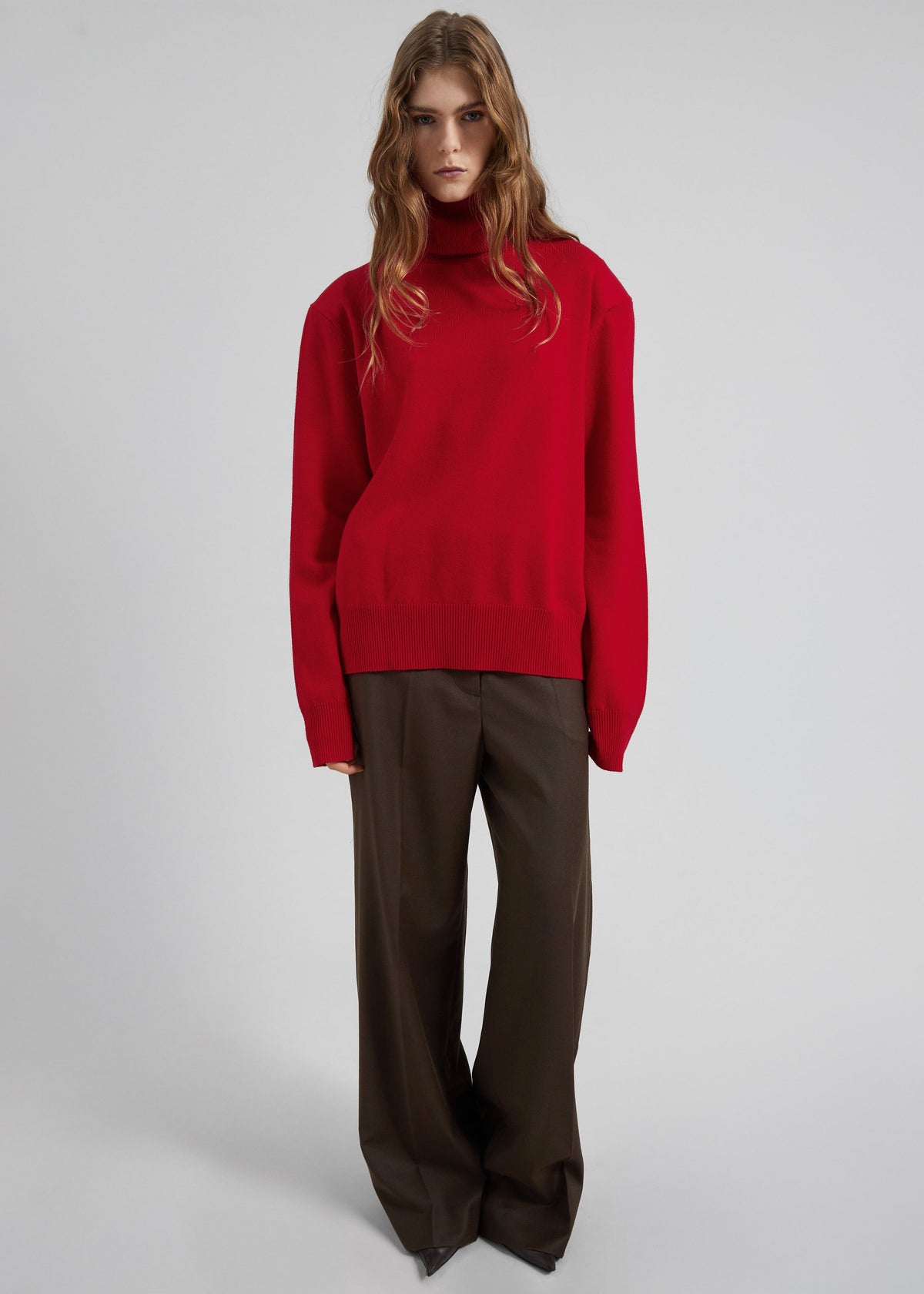 Koler Padded Knit Turtleneck - Red β view 4 of 7