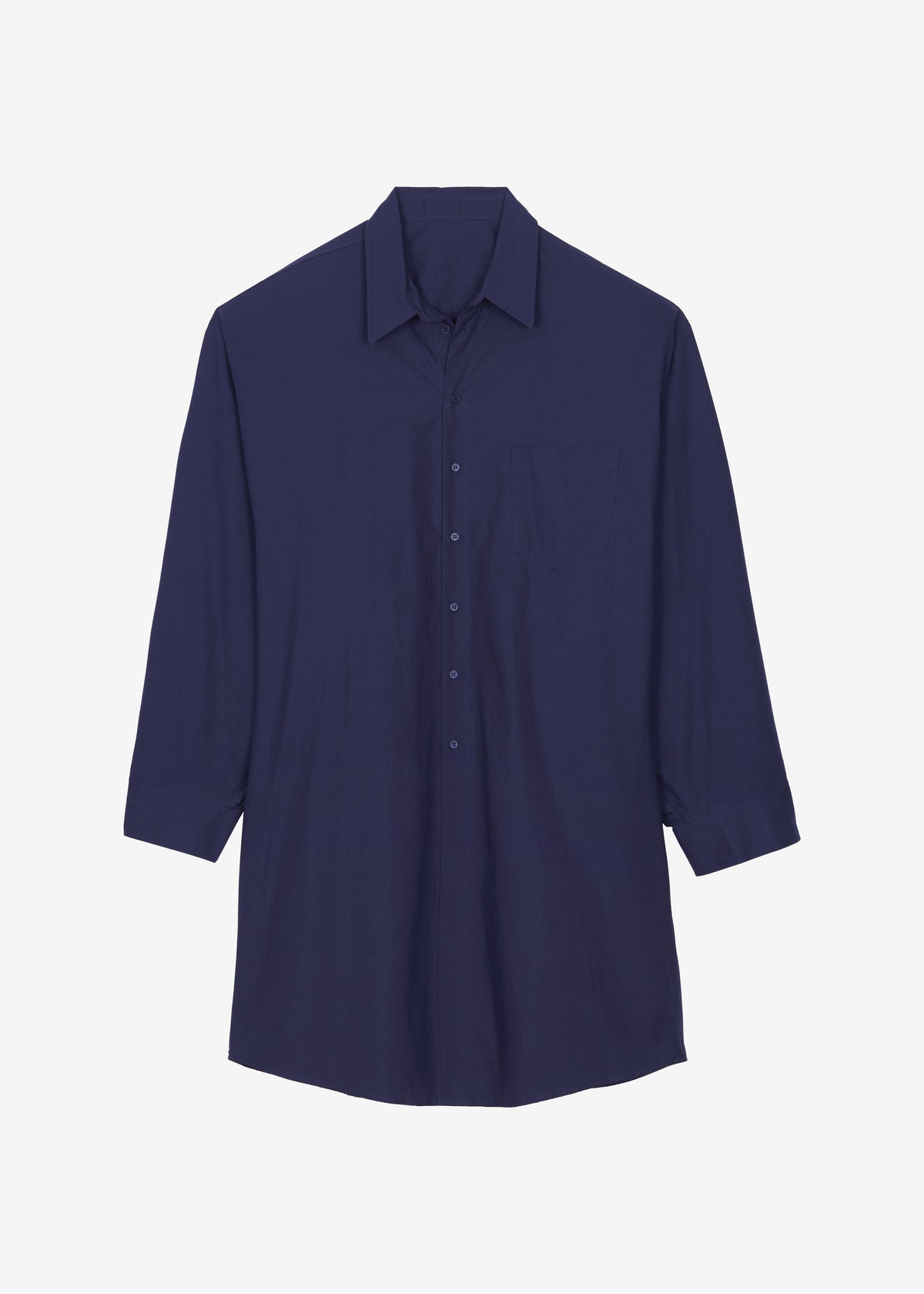 Korben Oversized Shirt Dress - Navy β view 9 of 9