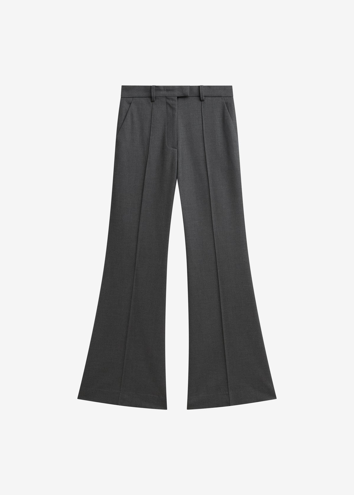 Kvale Pintuck Flared Trousers - Dark Grey β view 9 of 9