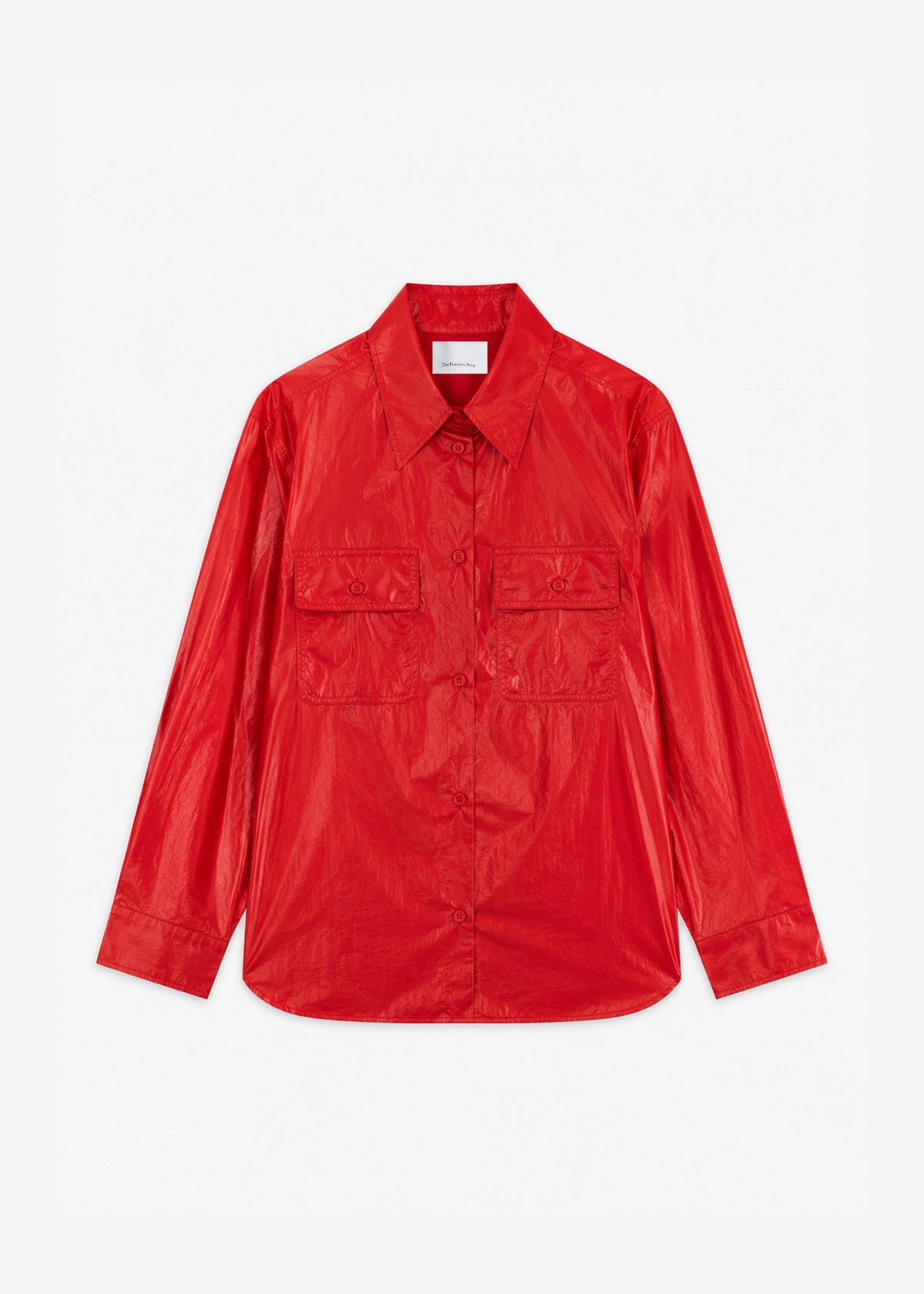 Laconi Lustrous Padded Shirt - Red β view 6 of 6