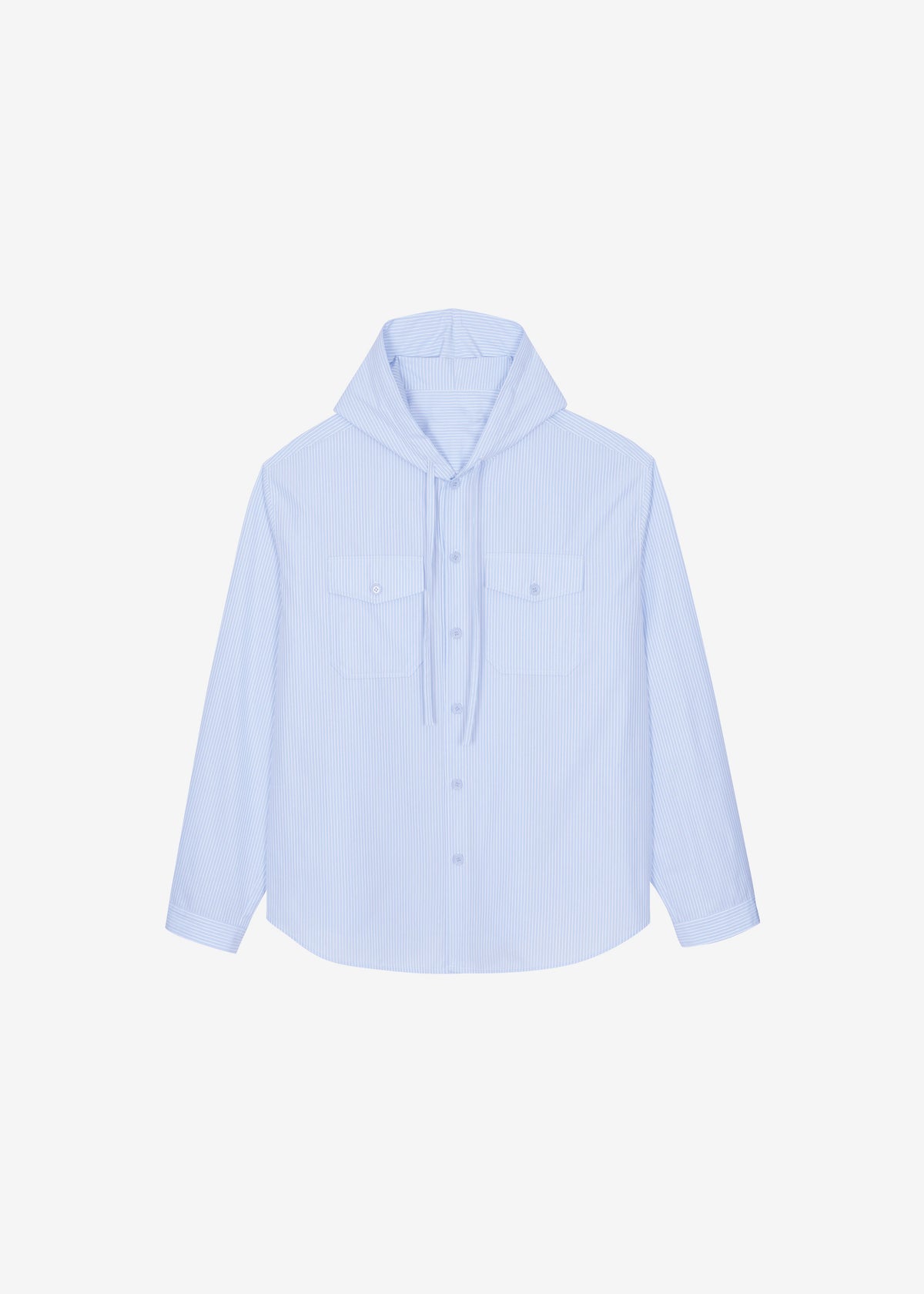 Lars Hooded Striped Jacket - Blue/White Stripe β view 11 of 11