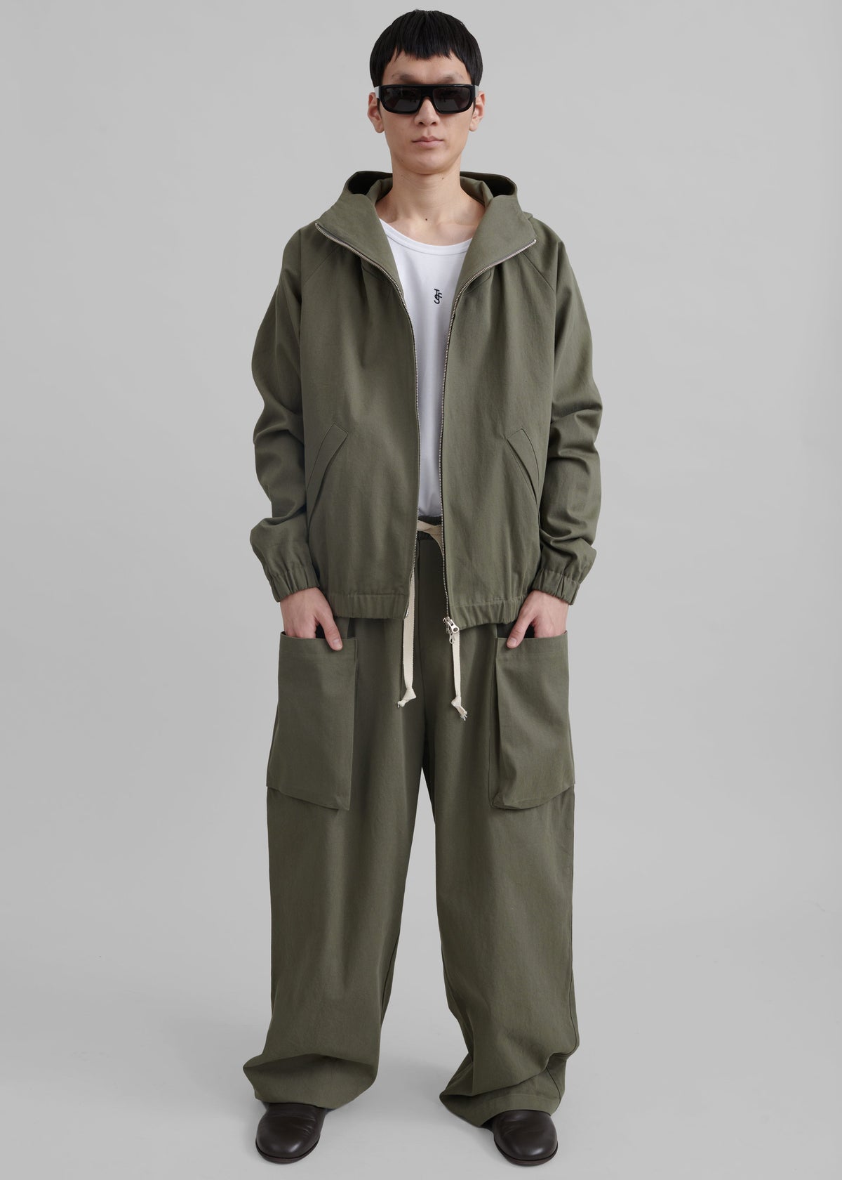Lauri Drawstring Cargo Pants - Khaki β view 5 of 10