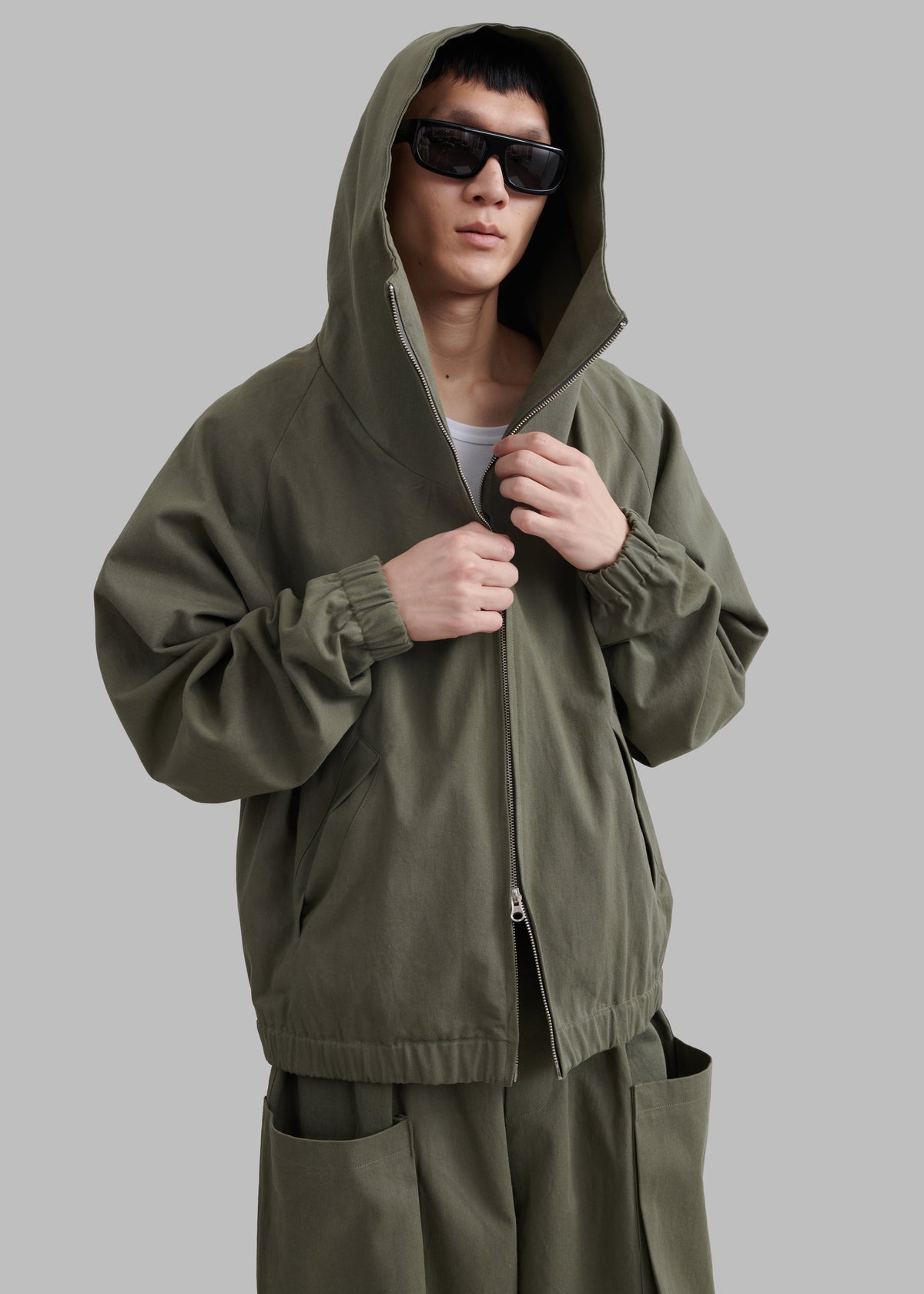 Lauri Hooded Jacket - Khaki β view 3 of 12