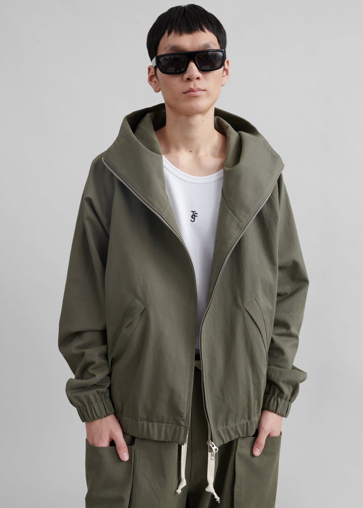Lauri Hooded Jacket - Khaki β view 8 of 12