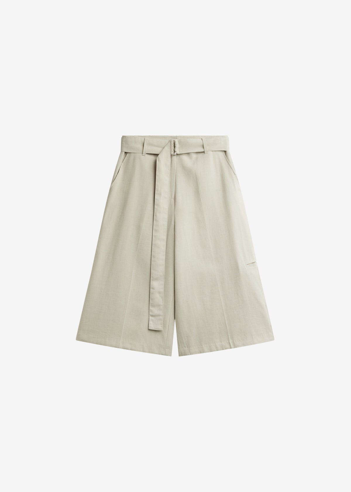 Lavre Belted Bermuda Shorts - Beige Melange β view 6 of 6