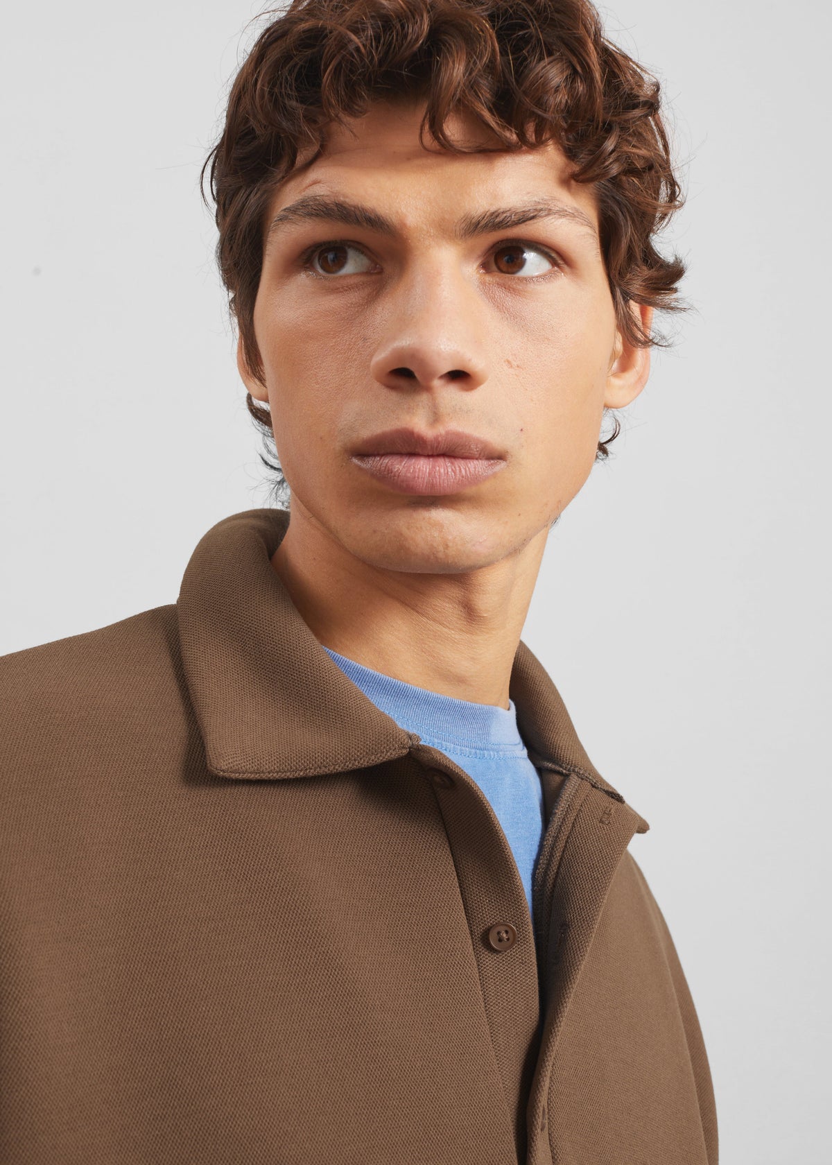 Lenham Polo Sweatshirt - Dark Camel β view 3 of 9