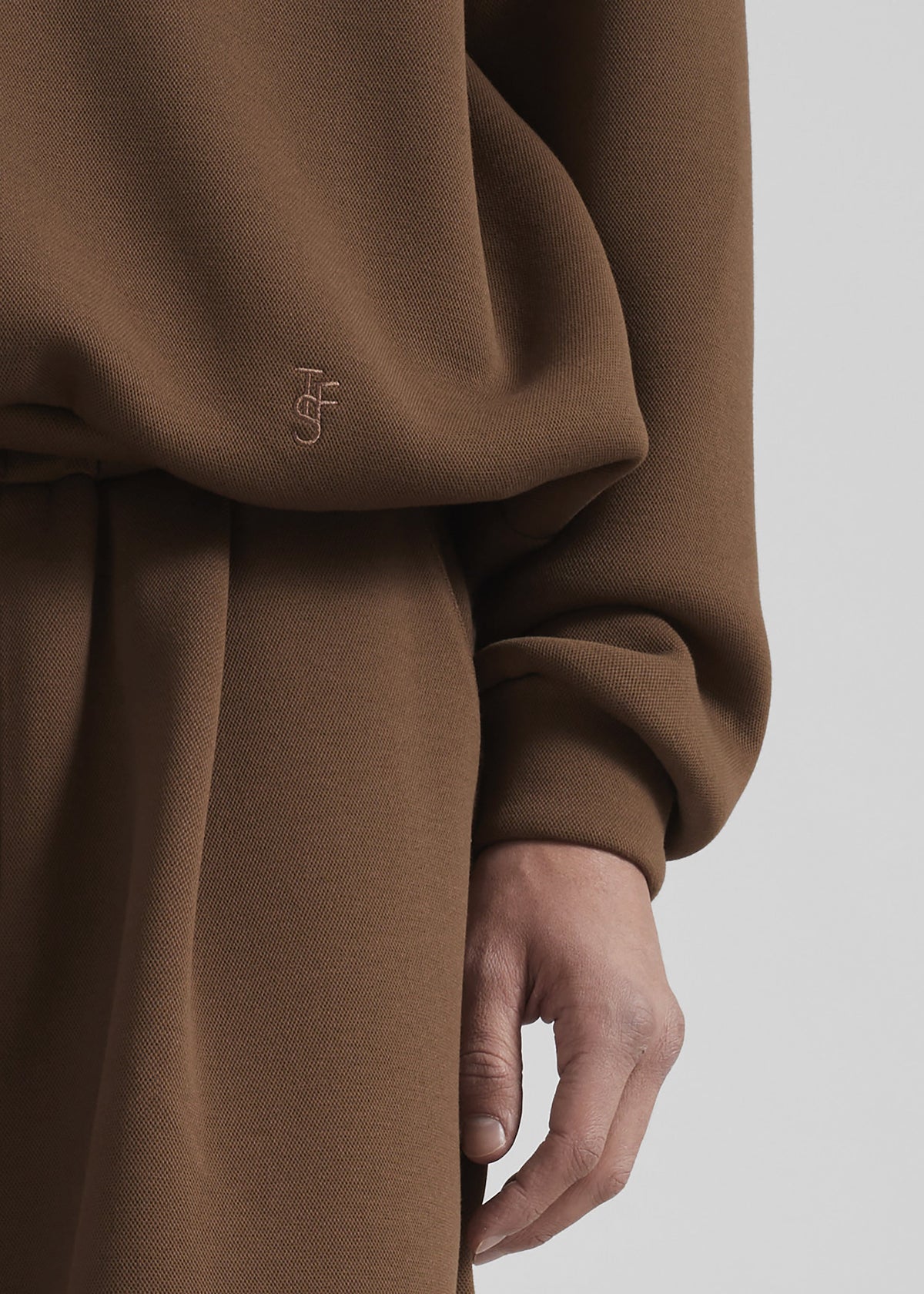 Lenham Polo Sweatshirt - Dark Camel β view 5 of 9